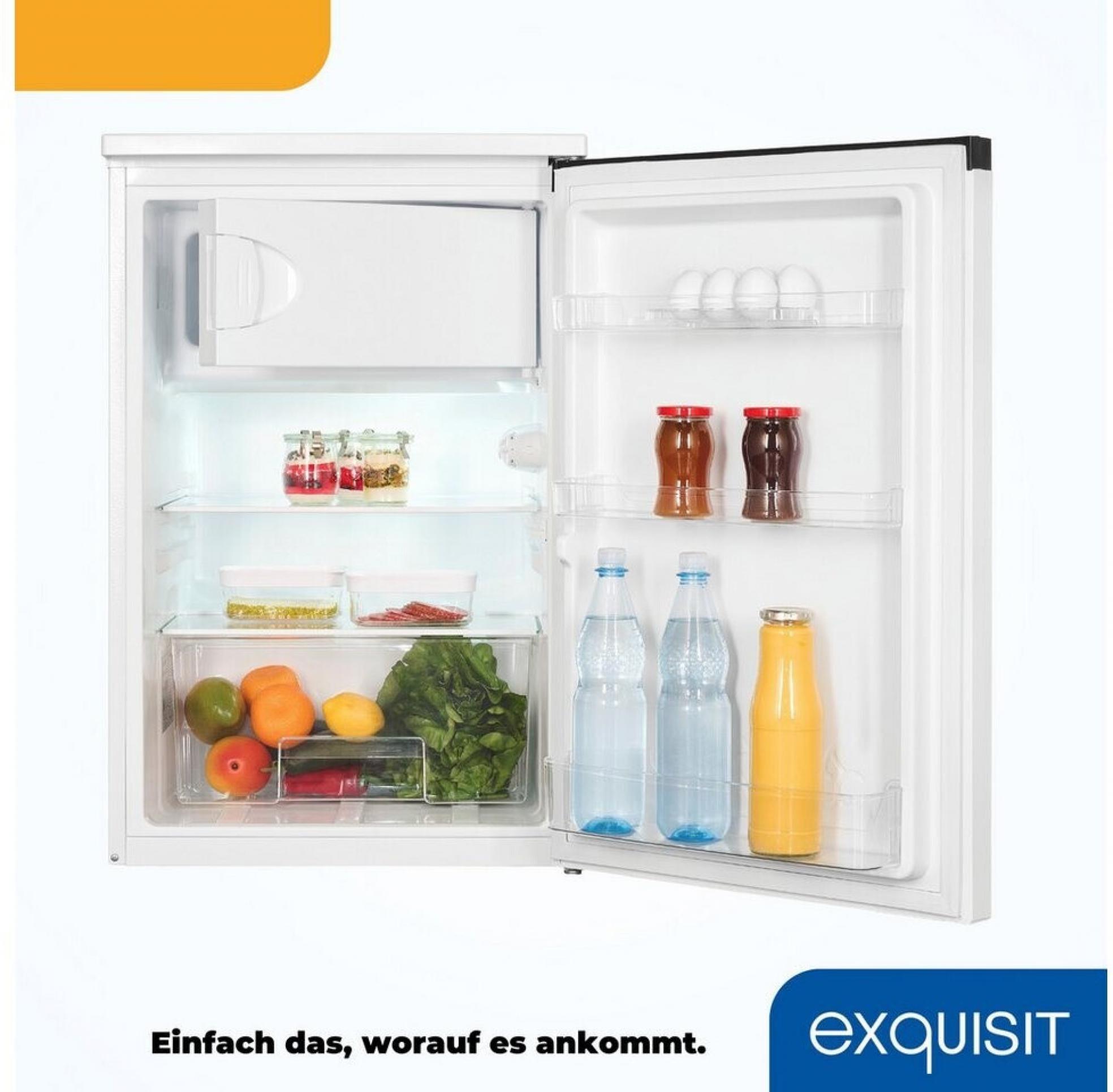 Exquisit KS15-4-051C weiss Kühlschrank mit Gefrierfach