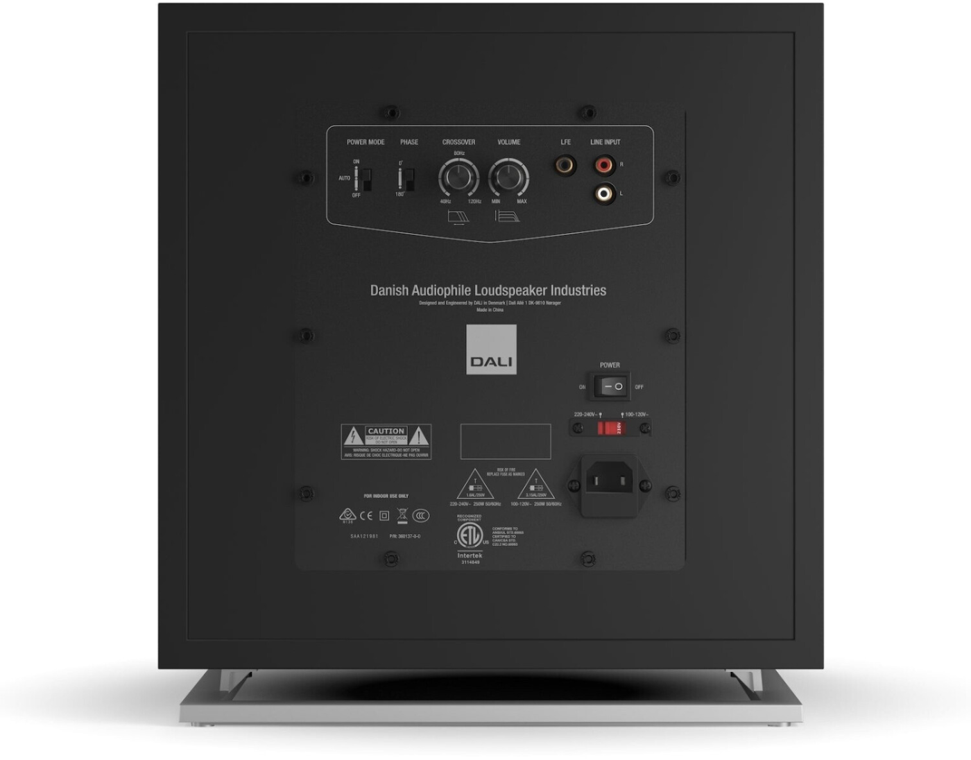 Dali SUB E-12 F BLACK SATIN 220-240V Stück
