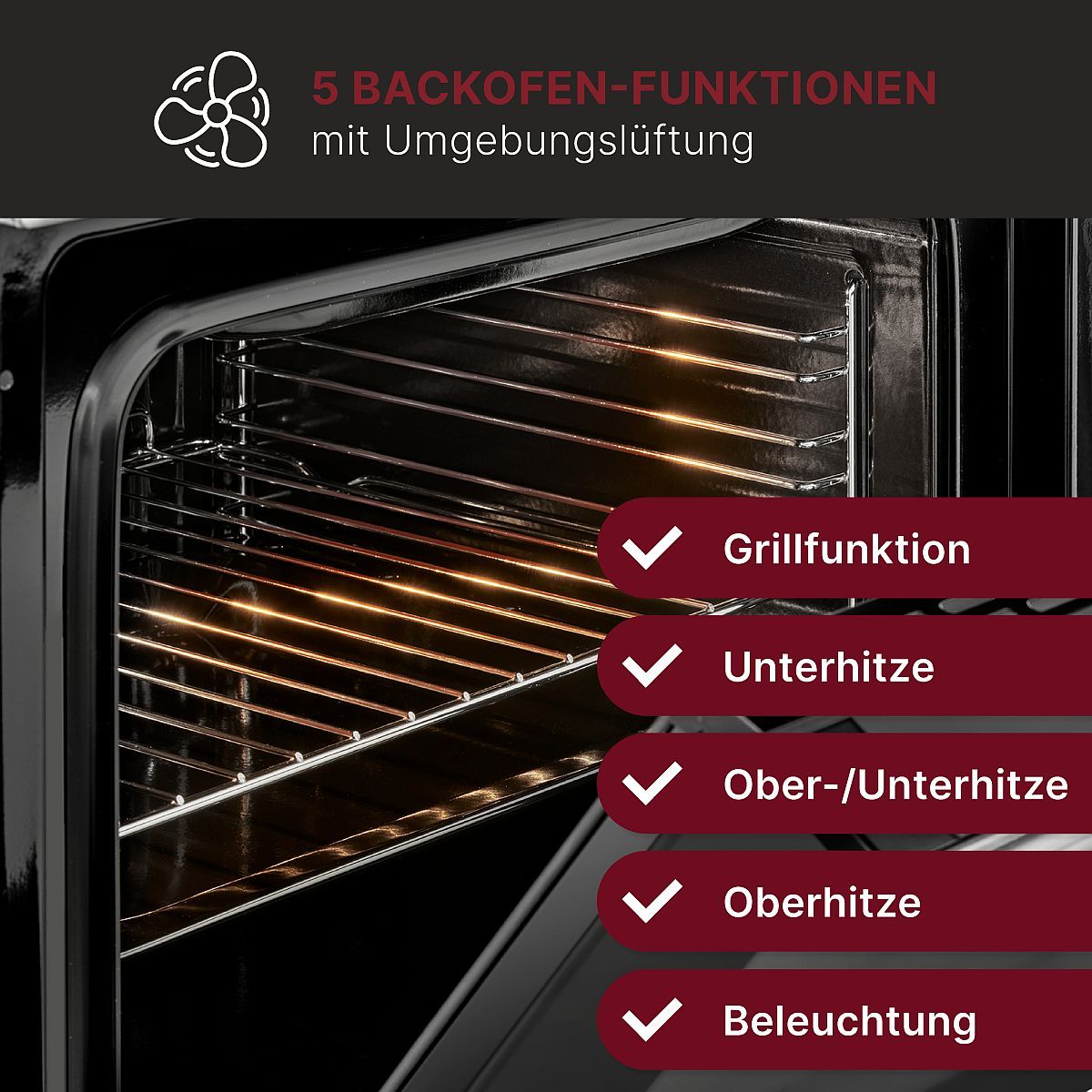 Bomann EHBC 7935 Herdset inox