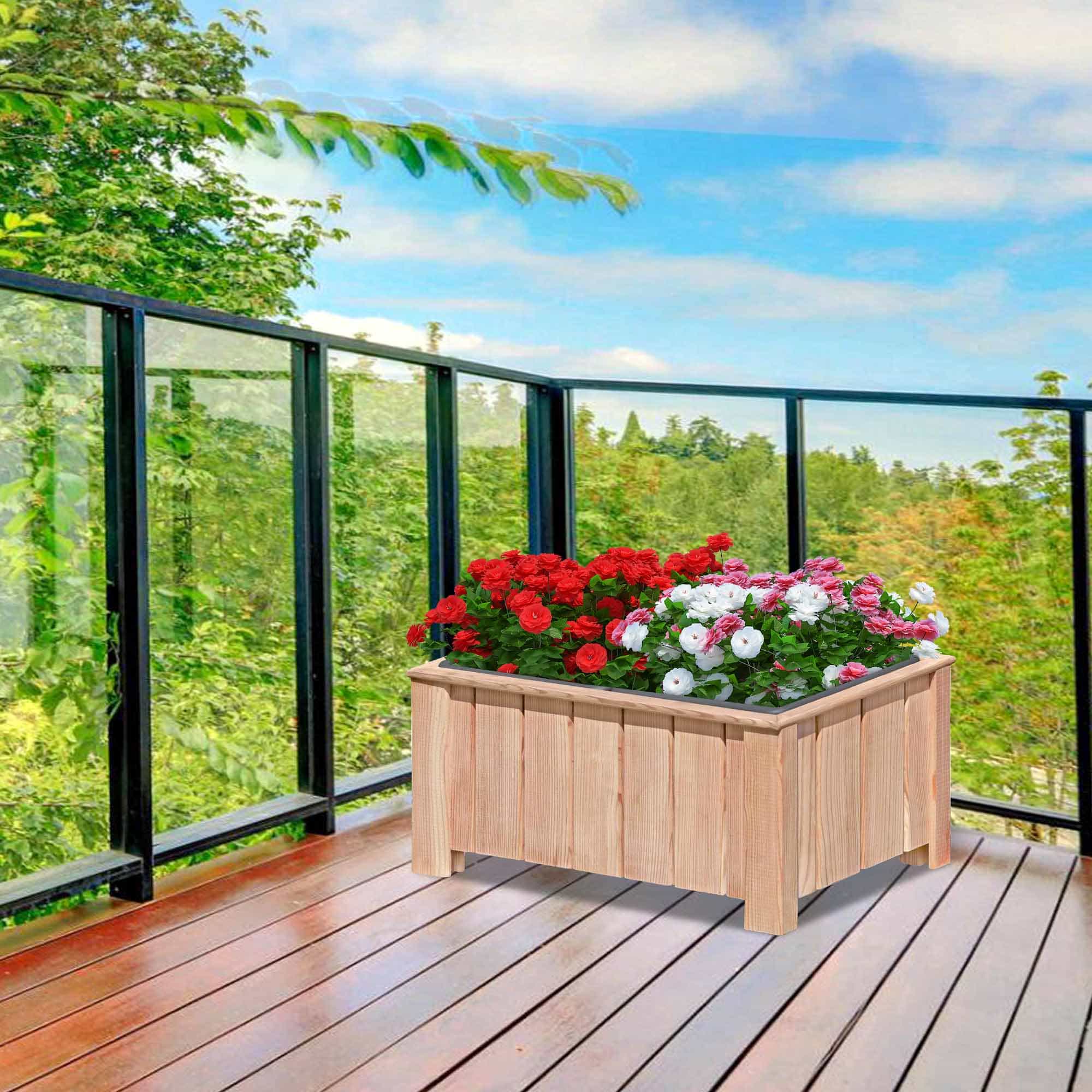Endorphin Pflanzkasten 2er Set aus Lärchenholz [69 x 38 x 30cm]