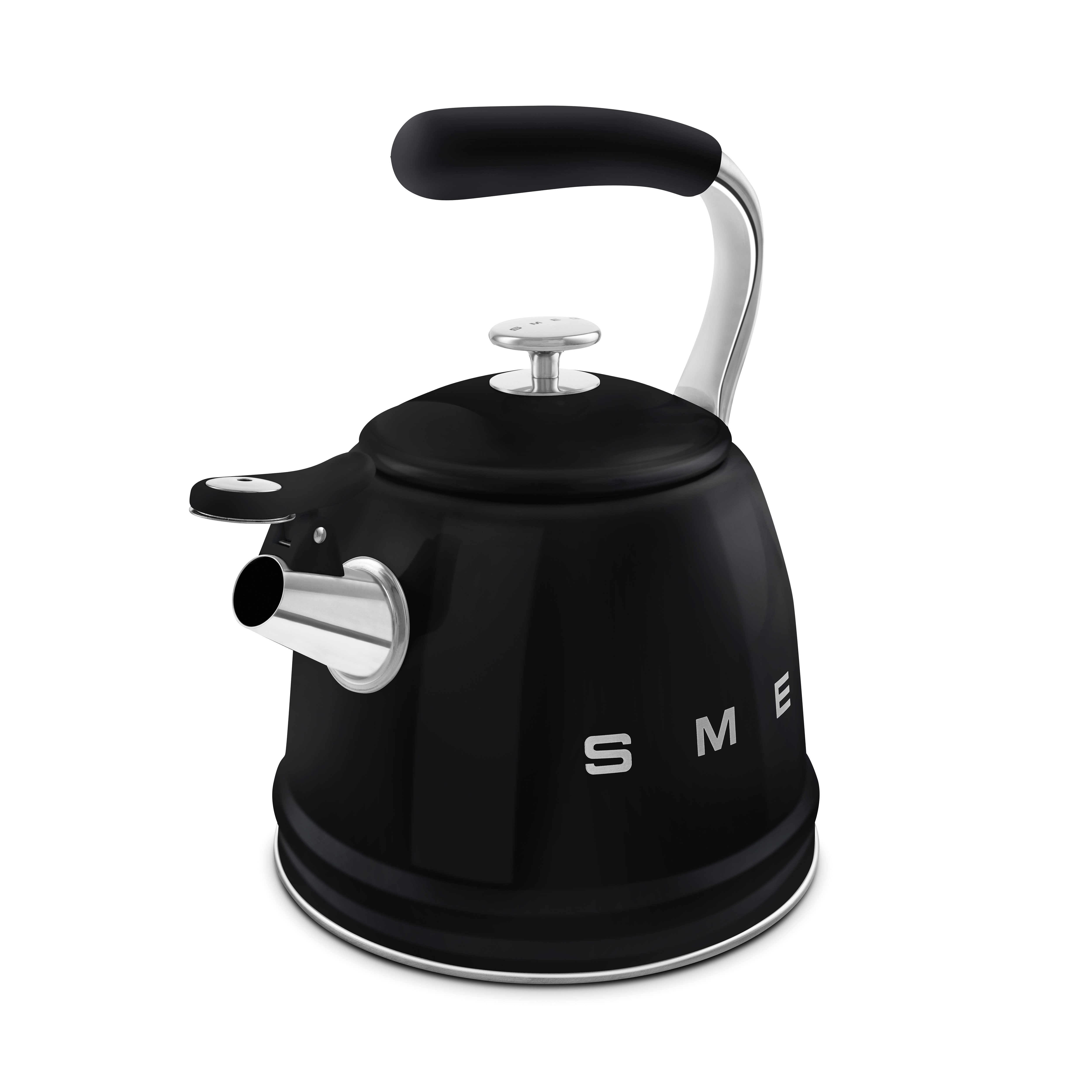 Smeg WKF01BL Wasserkessel 50s Style Schwarz - für alle Herdarten inkl. Induktion