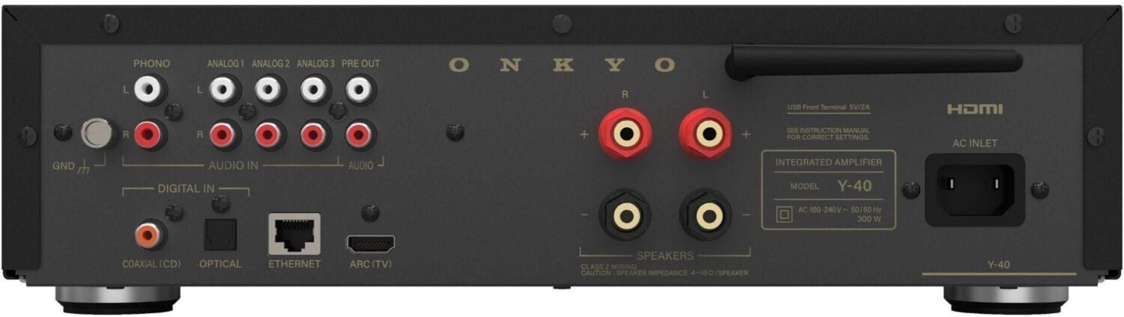 Onkyo Muse Y40SCUP silber Netzwerk Vollverstärker