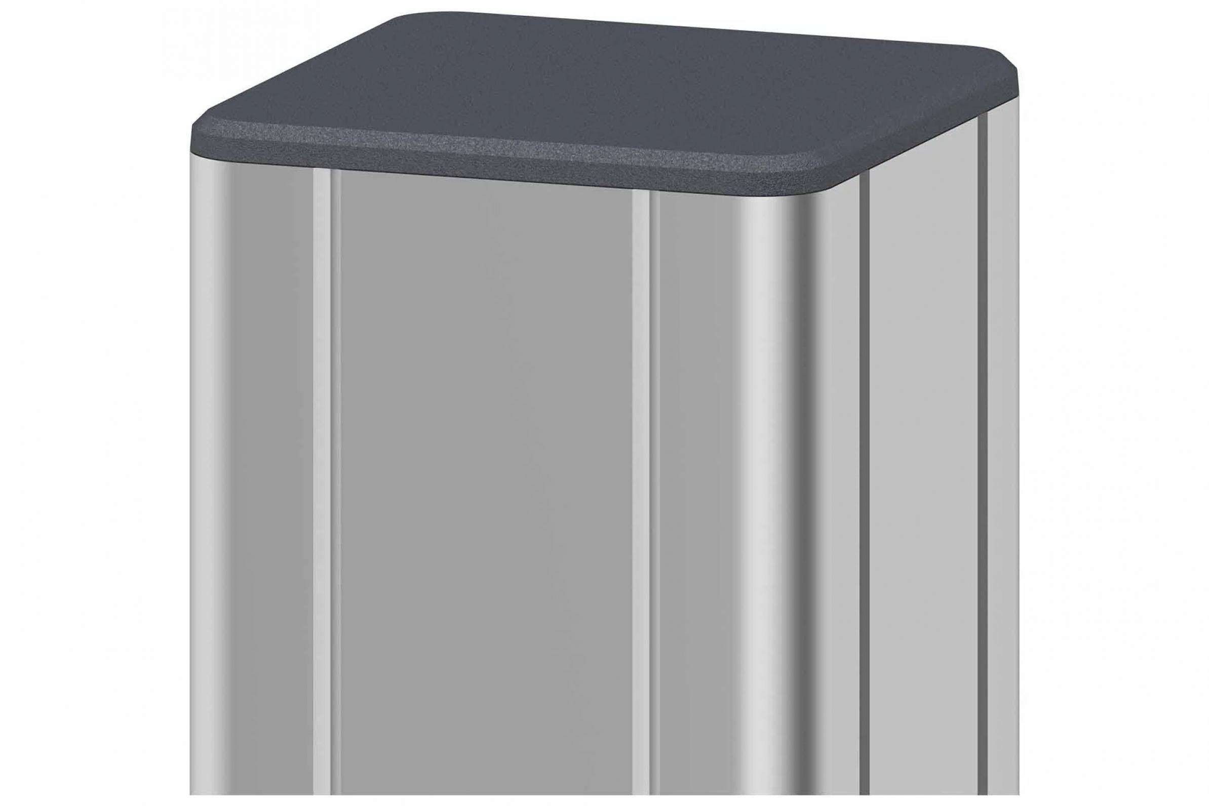 Delta BASIC Alu Pfosten silber 70x70x2350mm