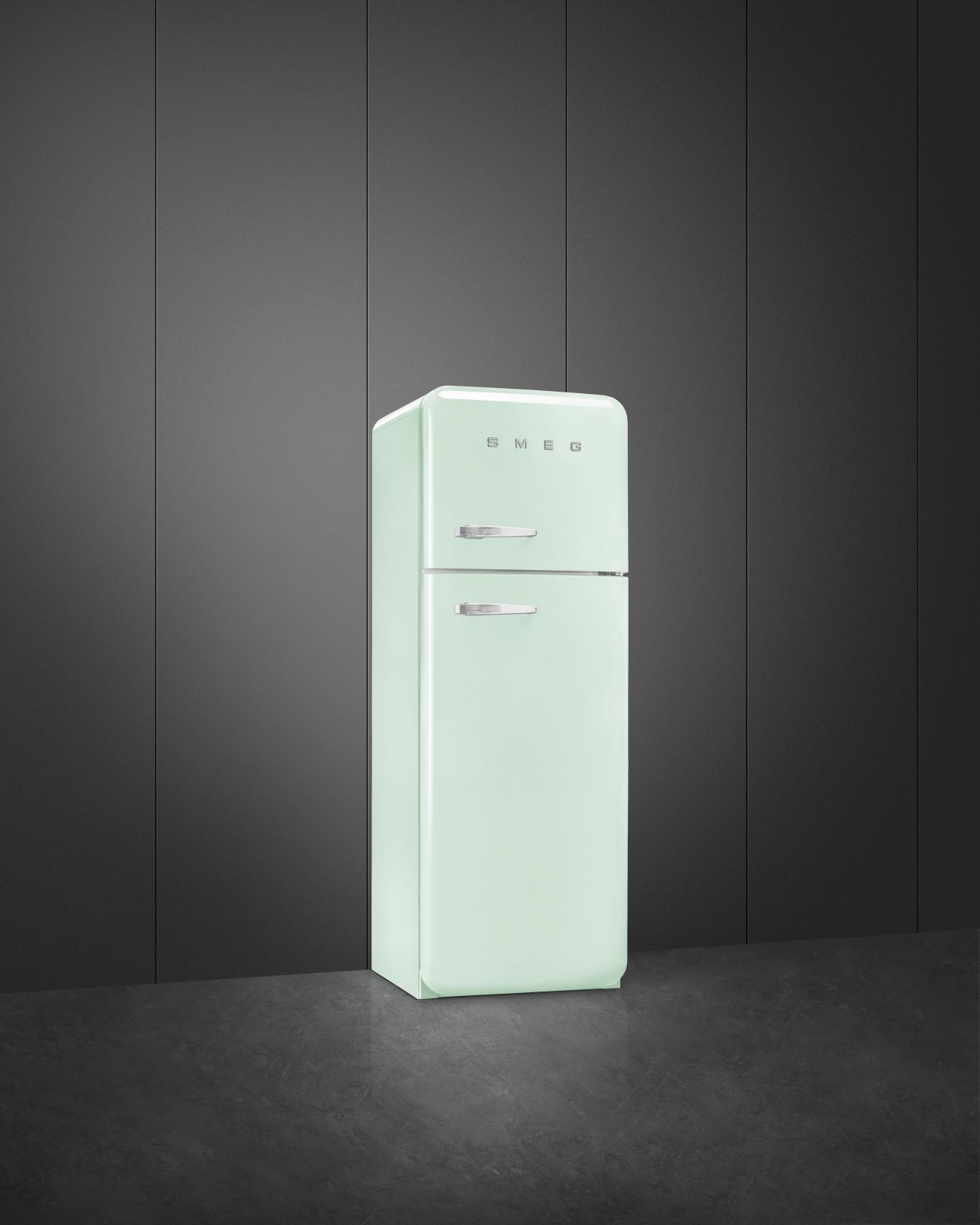 Smeg FAB30RPG5 Kühl-/Gefrierkombination Rechtsanschlag Pastellgrün 50s Style, EEK: D