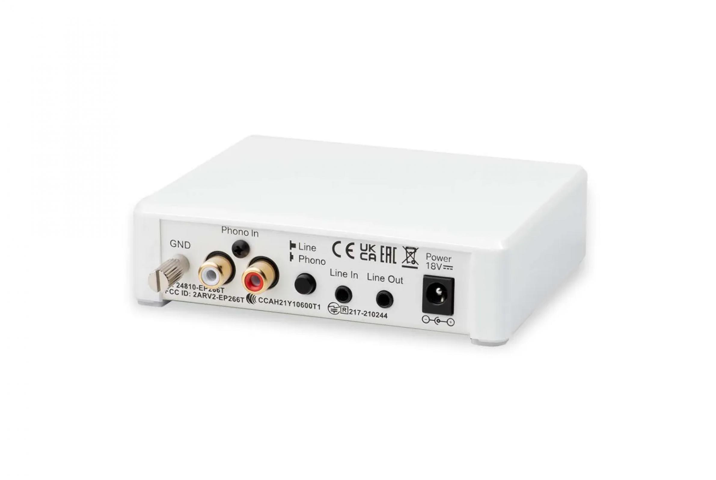 Pro-Ject Phono Box E BT 5 Hochglanz Weiß