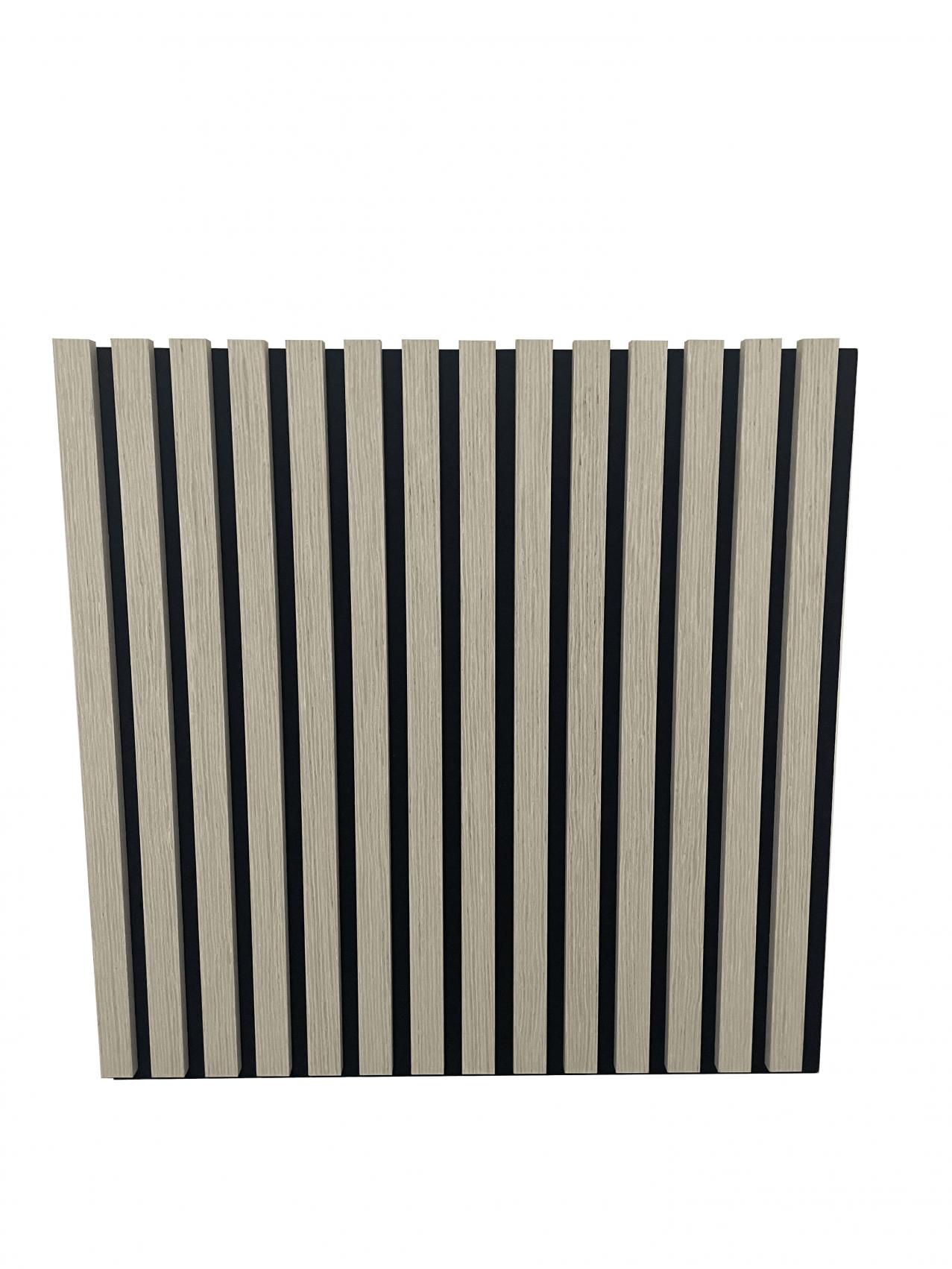 Endorphin 3 Stück Akustikpaneele quadratisch 58x58x2,1cm Holzfurnier Eiche gewaschen/gekälkt