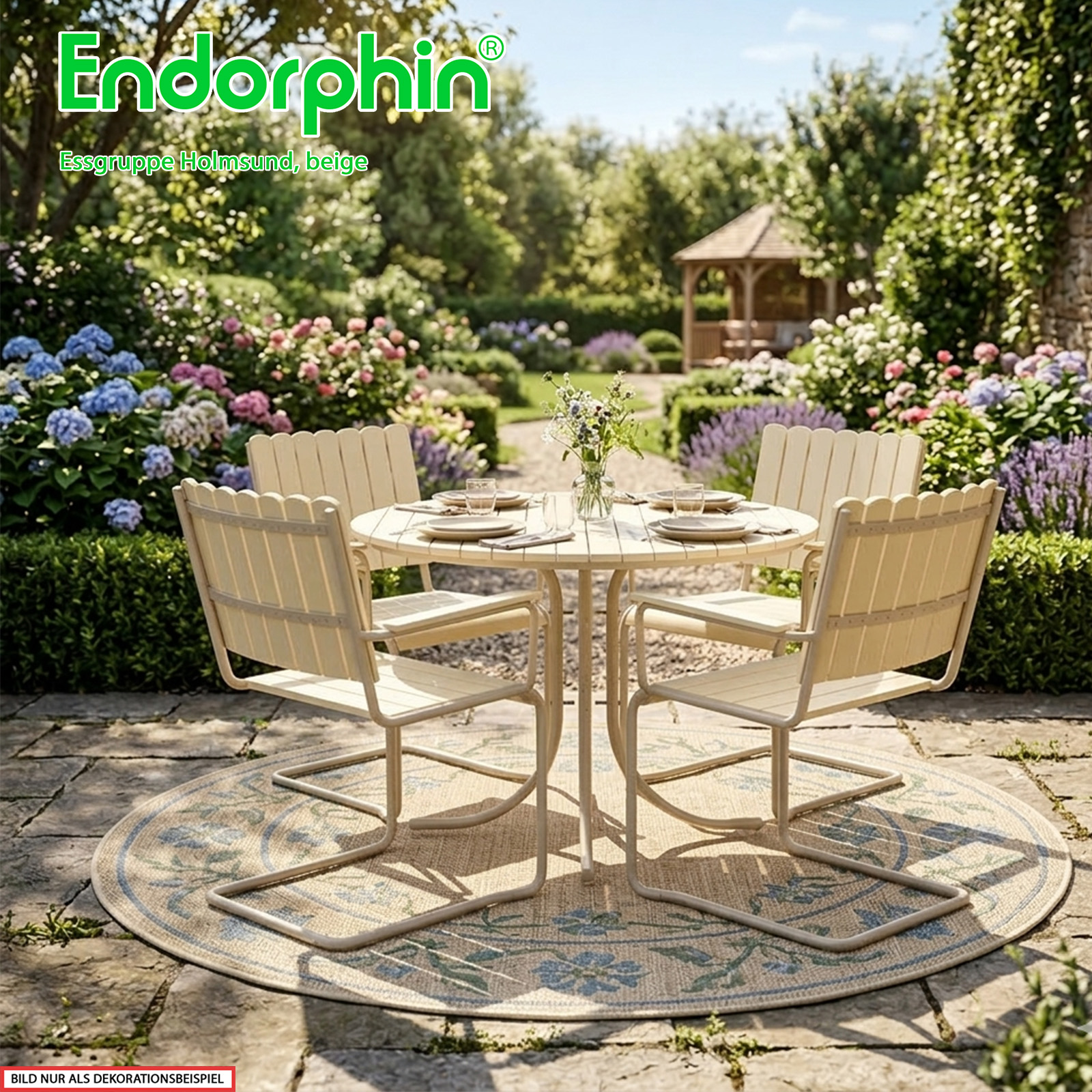 Endorphin Garten- Essgruppe Holmsund, beige