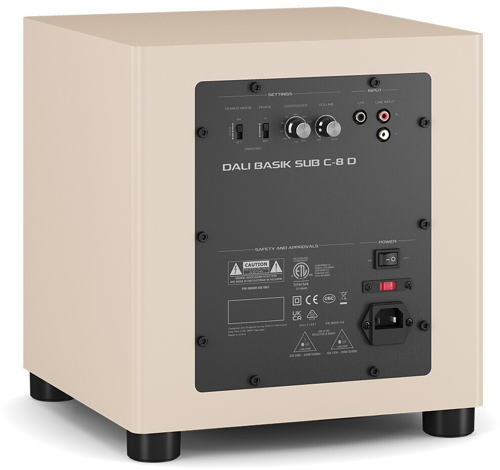 Dali Subwoofer BASIK SUB C-8 D CARAMEL WHITE