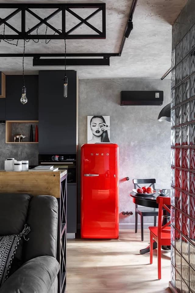 Smeg FAB28RRD6 Kühlschrank Rechtsanschlag Rot 50`s Style, 2026 Modell, EEK: C