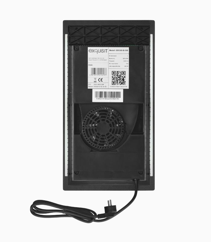 Exquisit EKI300-B-380 | Einbaugerät | 2 Induktionskochzonen | 3.500 W | Induktionskochfeld