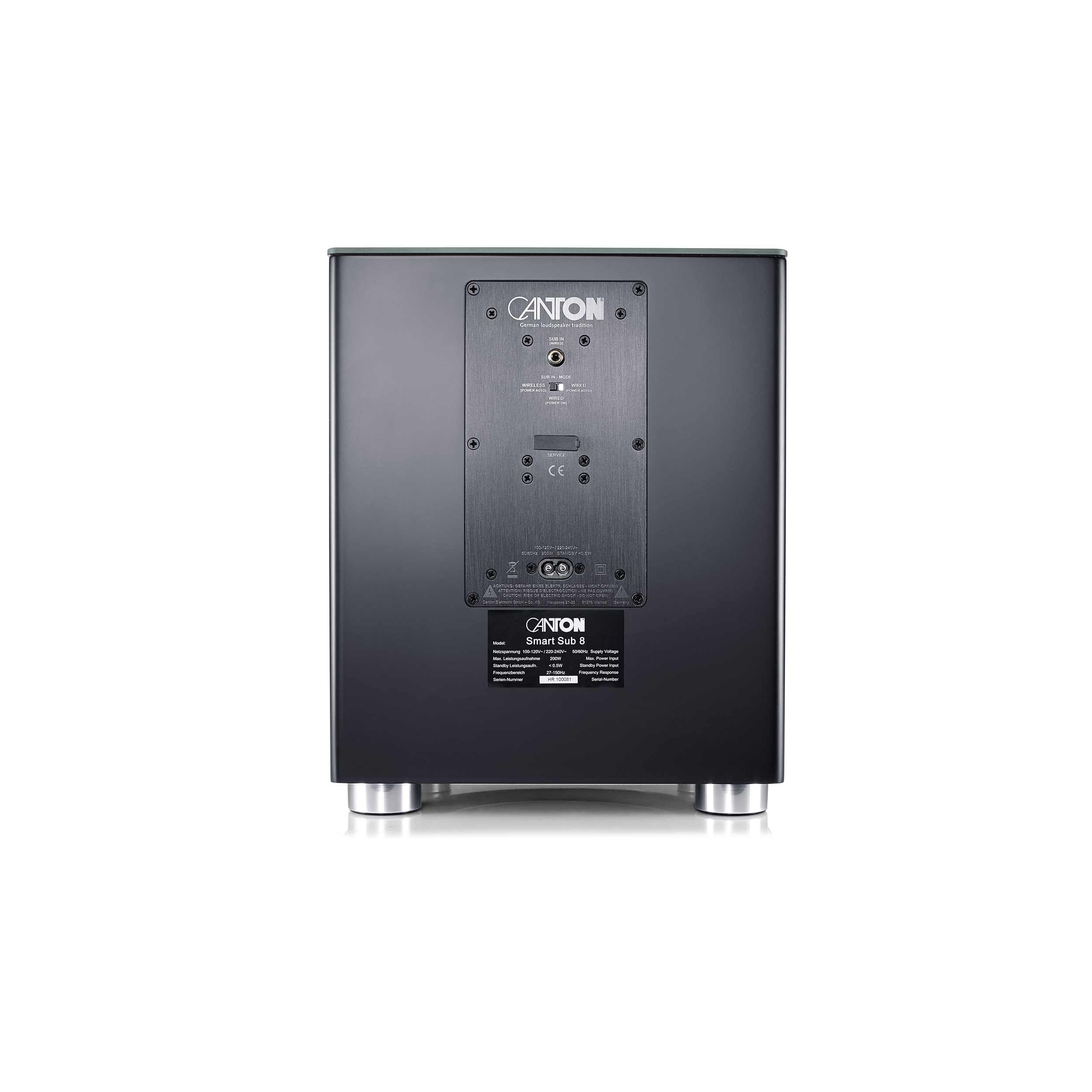 Canton Smart Sub 8 schwarz