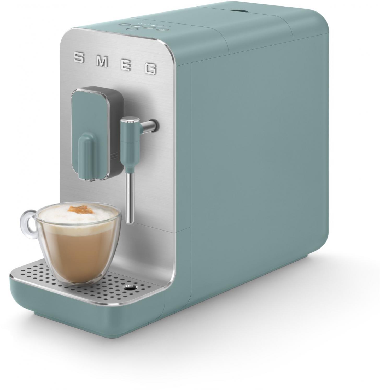 Smeg BCC12EGMEU Kaffeevollautomat emerald green-matt 50sStyle Jubiläumsaktion - 60 Monate Geräteschutz
