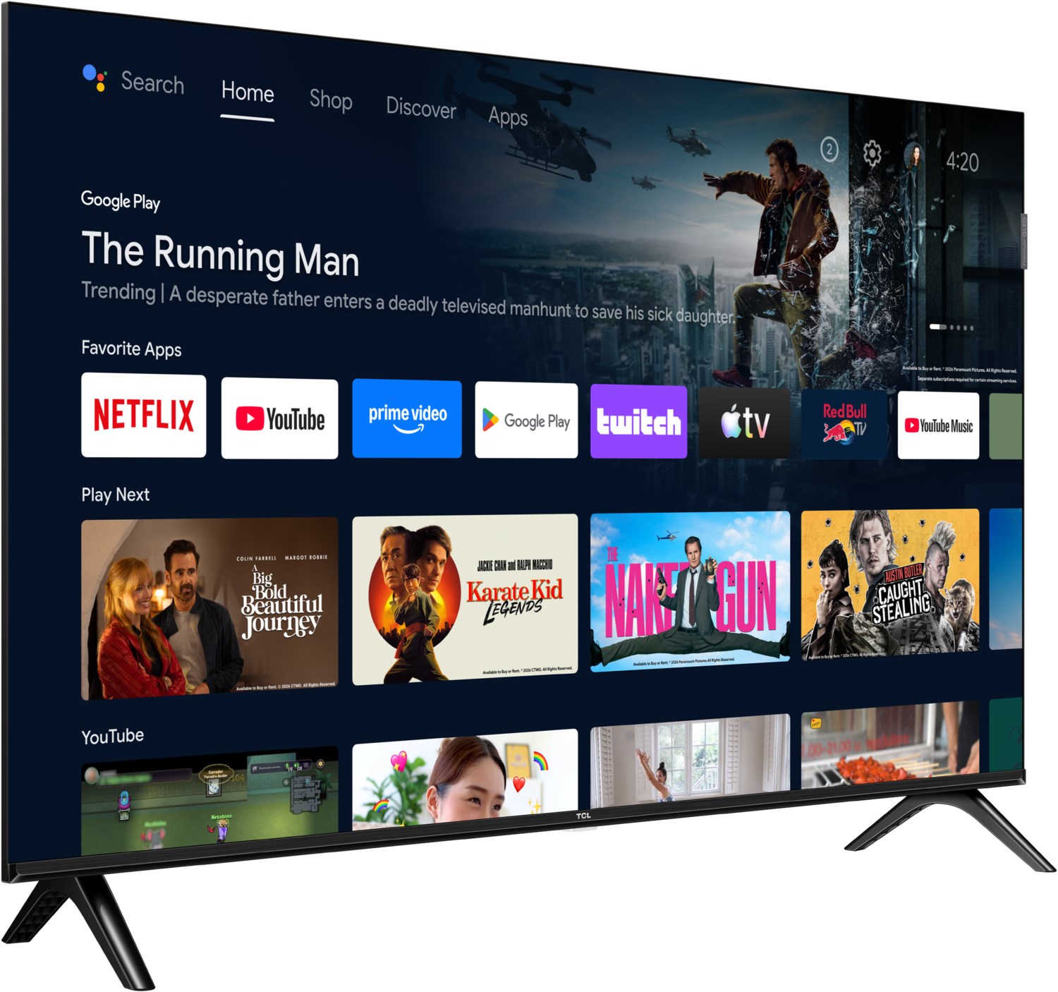 TCL 32S5L QLED TV, Full-HD, Smart-TV, 32 Zoll 2026