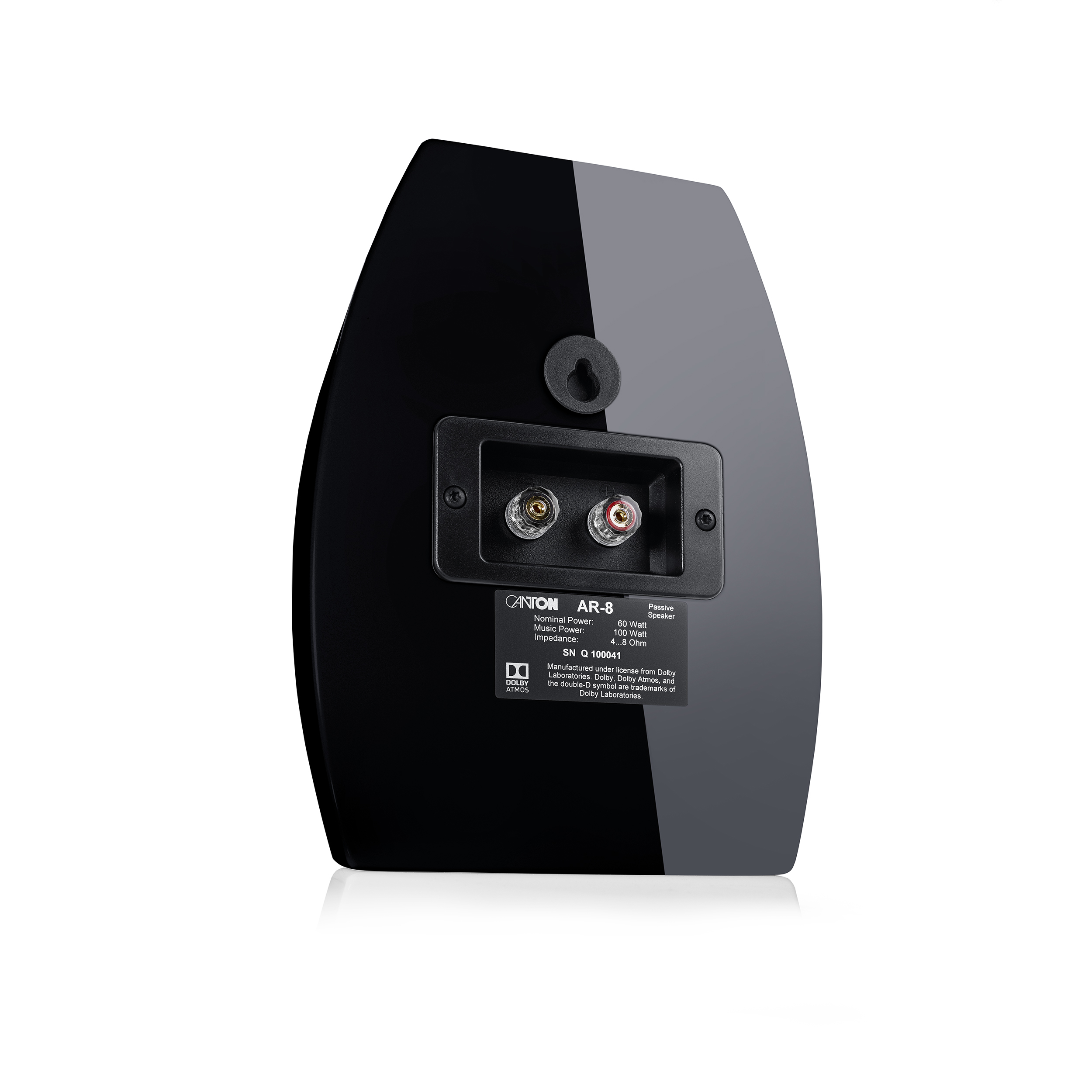 Canton AR 8 schwarz highgloss Paar