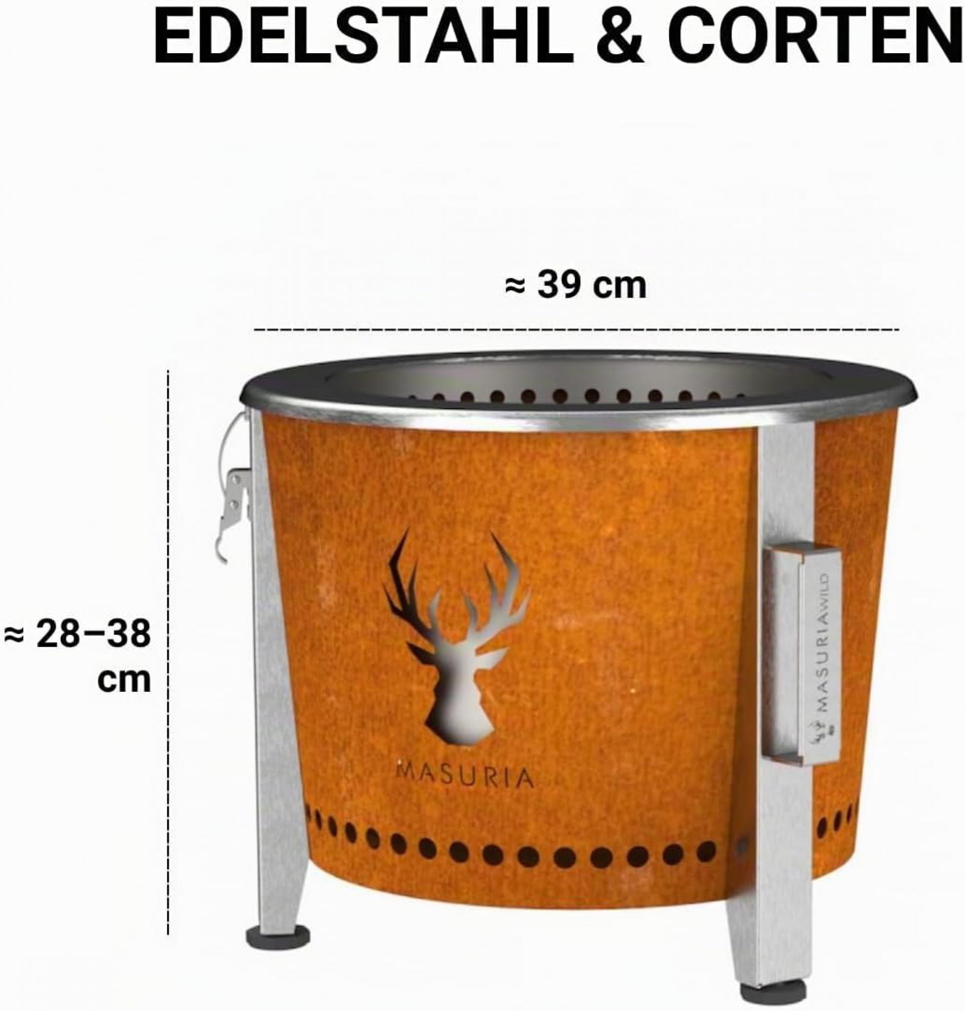 Masuria Wild Alpha 400 Corten Hirsch