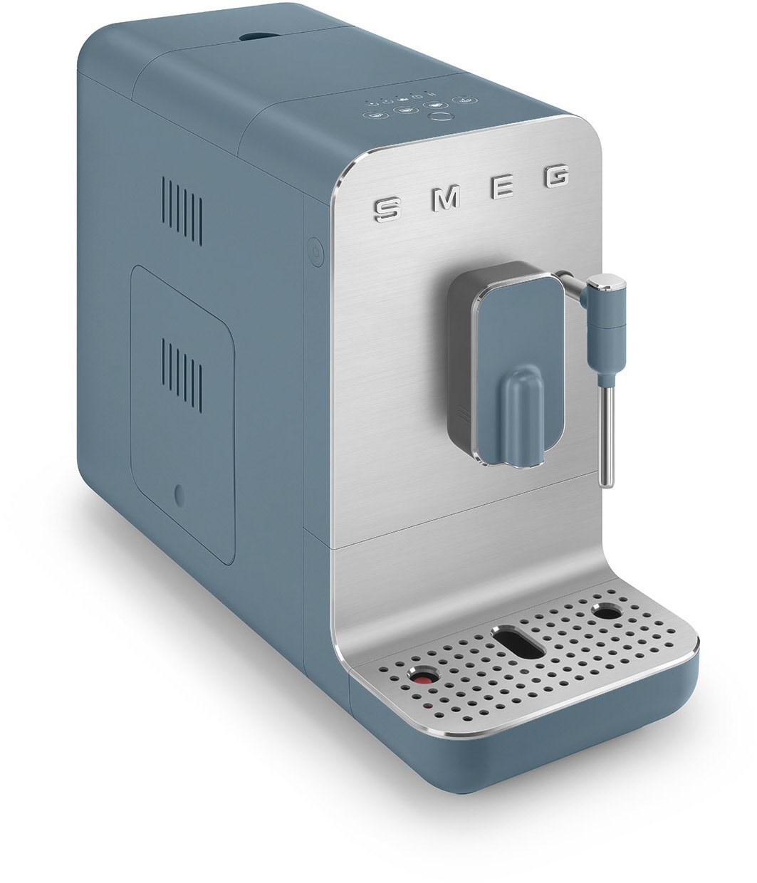Smeg BCC12SBMEU Kaffeevollautomat storm blue matt 50s style Jubiläumsaktion - 60 Monate Geräteschutz