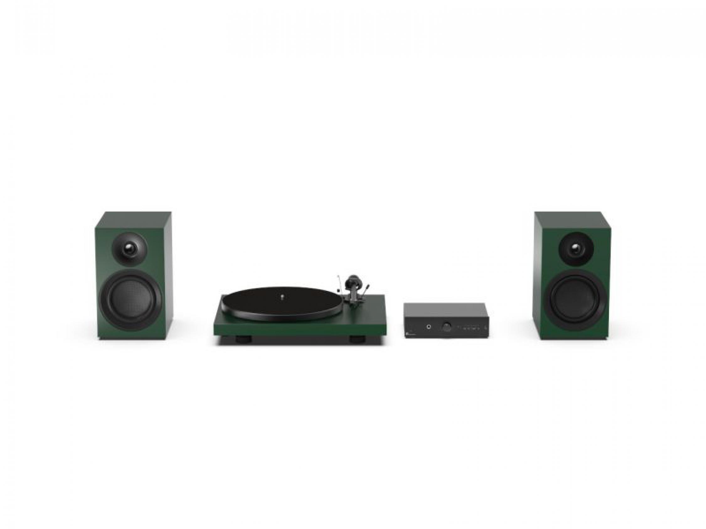 Pro-Ject Colourful  Audio System E Seidenmatt Grün