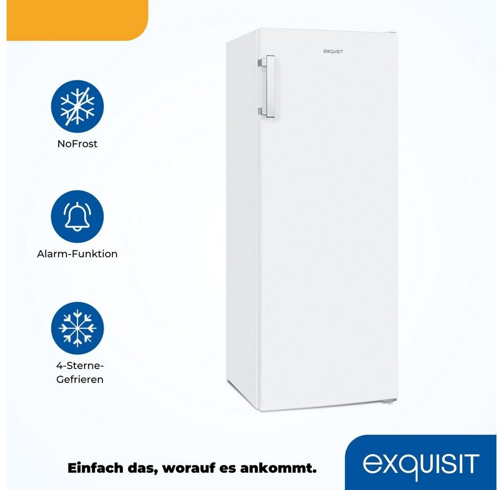 Exquisit GS231-NF-H-040D weiss | 161 Liter | Gefrierschrank