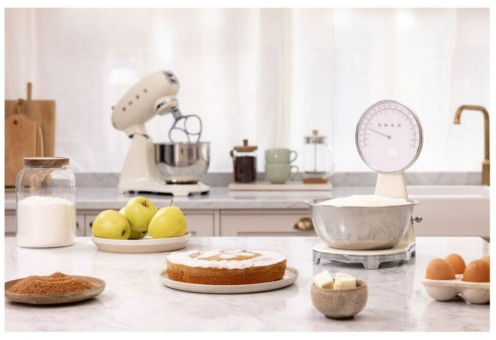 Smeg KSF01CRWW Küchenwaage 50s Style Creme