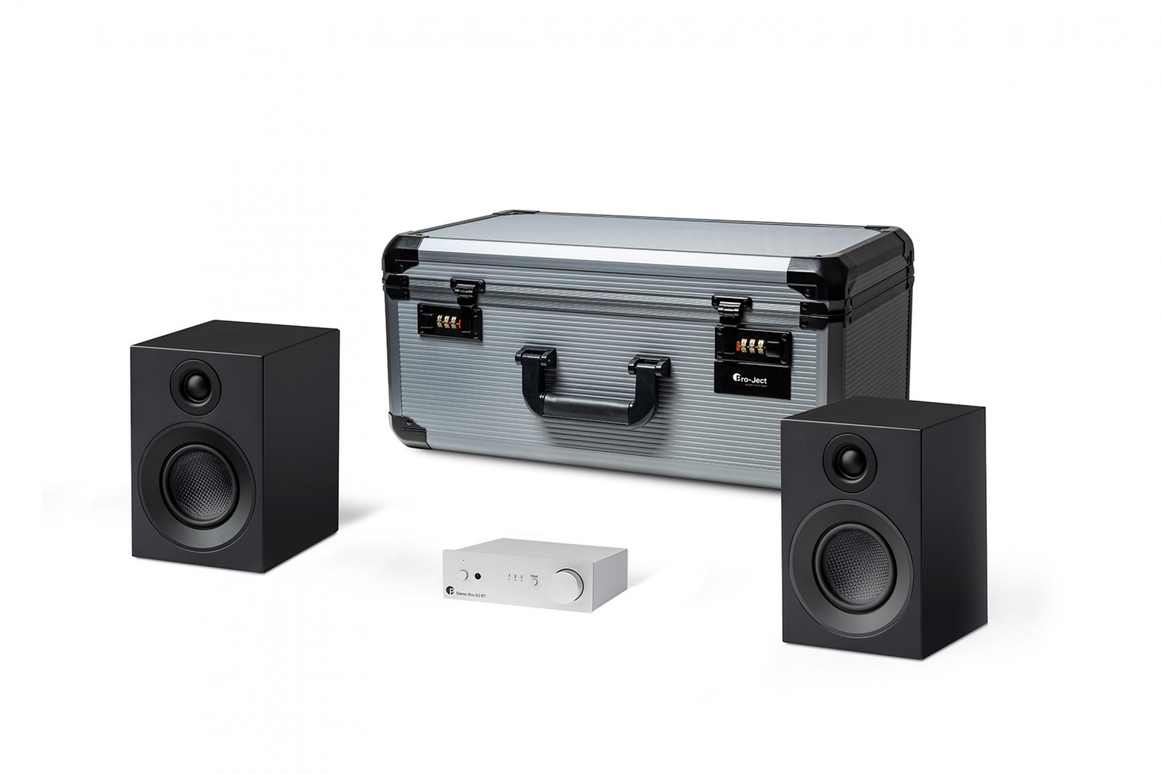 Pro-Ject Travel Set Silber Schwarz
