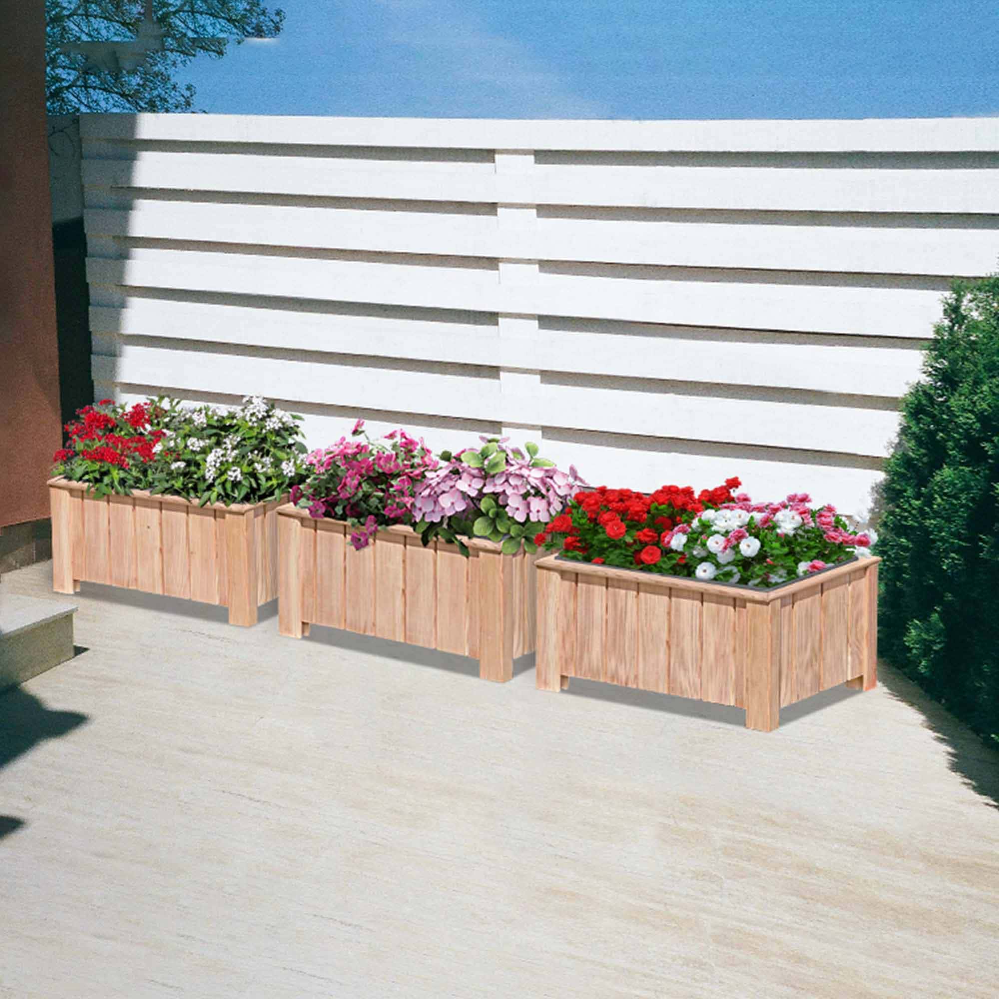 Endorphin Pflanzkasten 2er Set aus Lärchenholz [69 x 38 x 30cm]