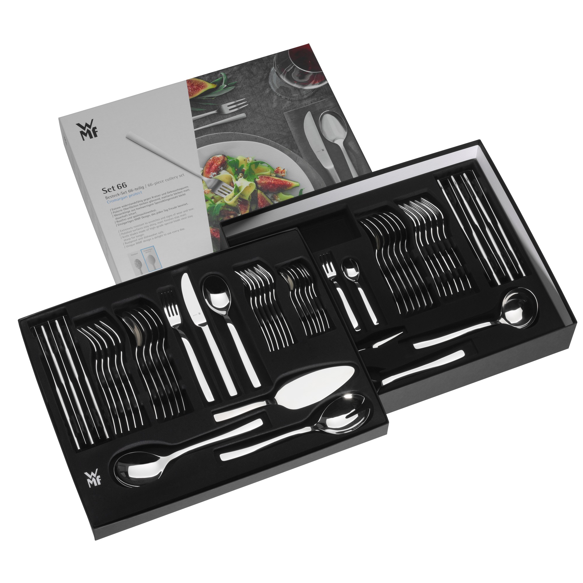 WMF 1158006331 Besteck-Set 66-teilig Corvo CROM. PROTECT