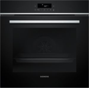Siemens HB572ABS4 Einbau-Backofen Pyrolyse, schwarz/edelstahl,  EEK: A+