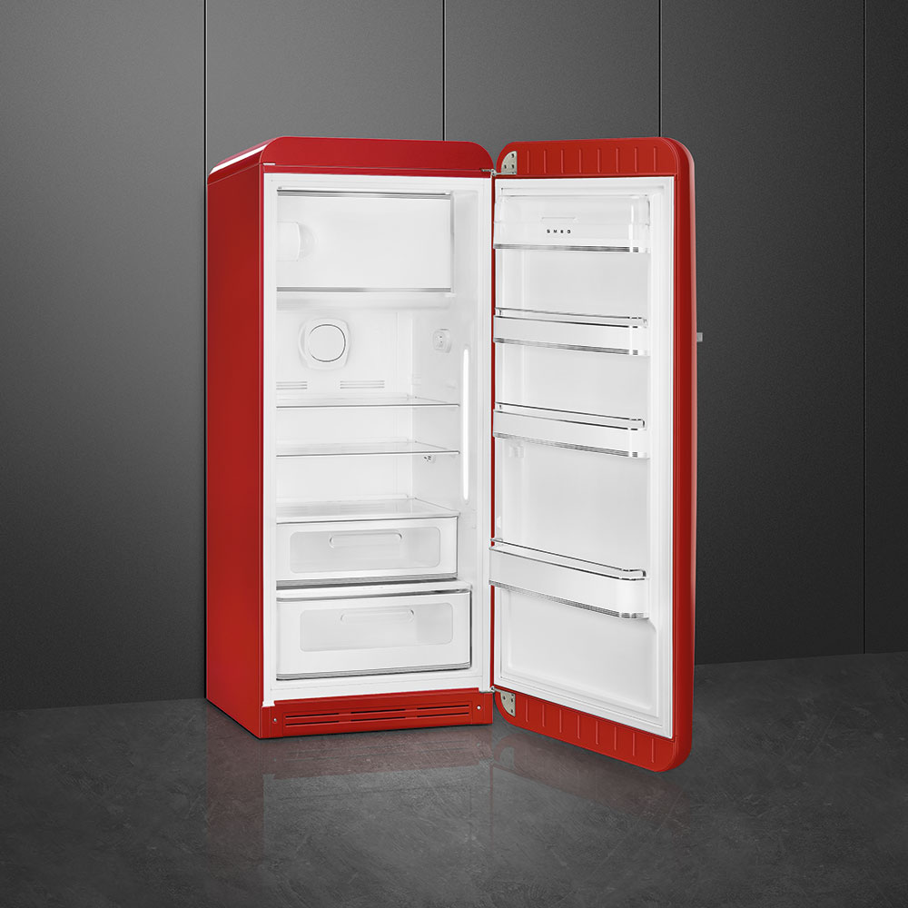 Smeg FAB28RRD6 Kühlschrank Rechtsanschlag Rot 50`s Style, 2026 Modell, EEK: C