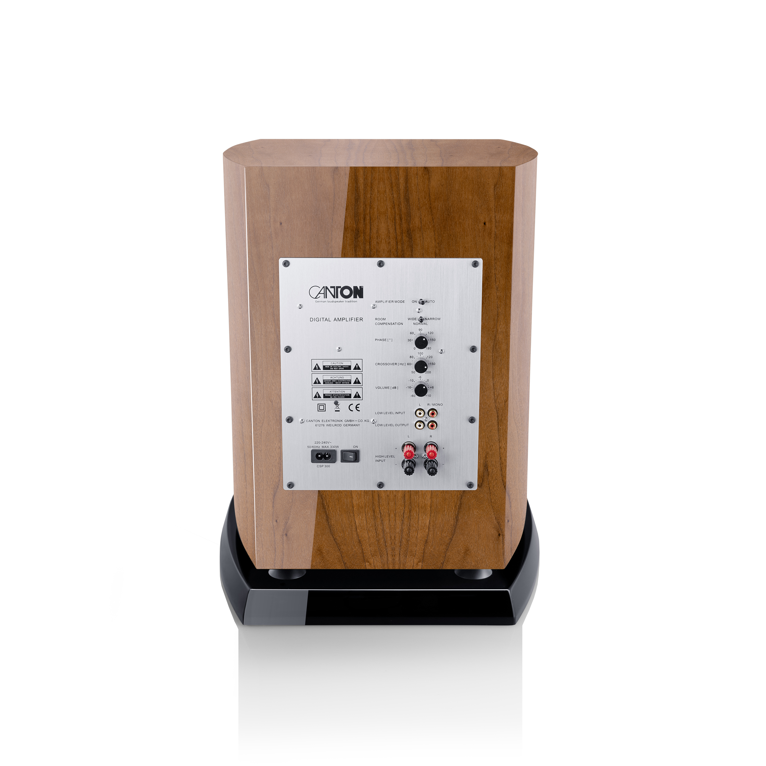 Canton Vento Sub 12 nussbaum highgloss  Sonder Aktion