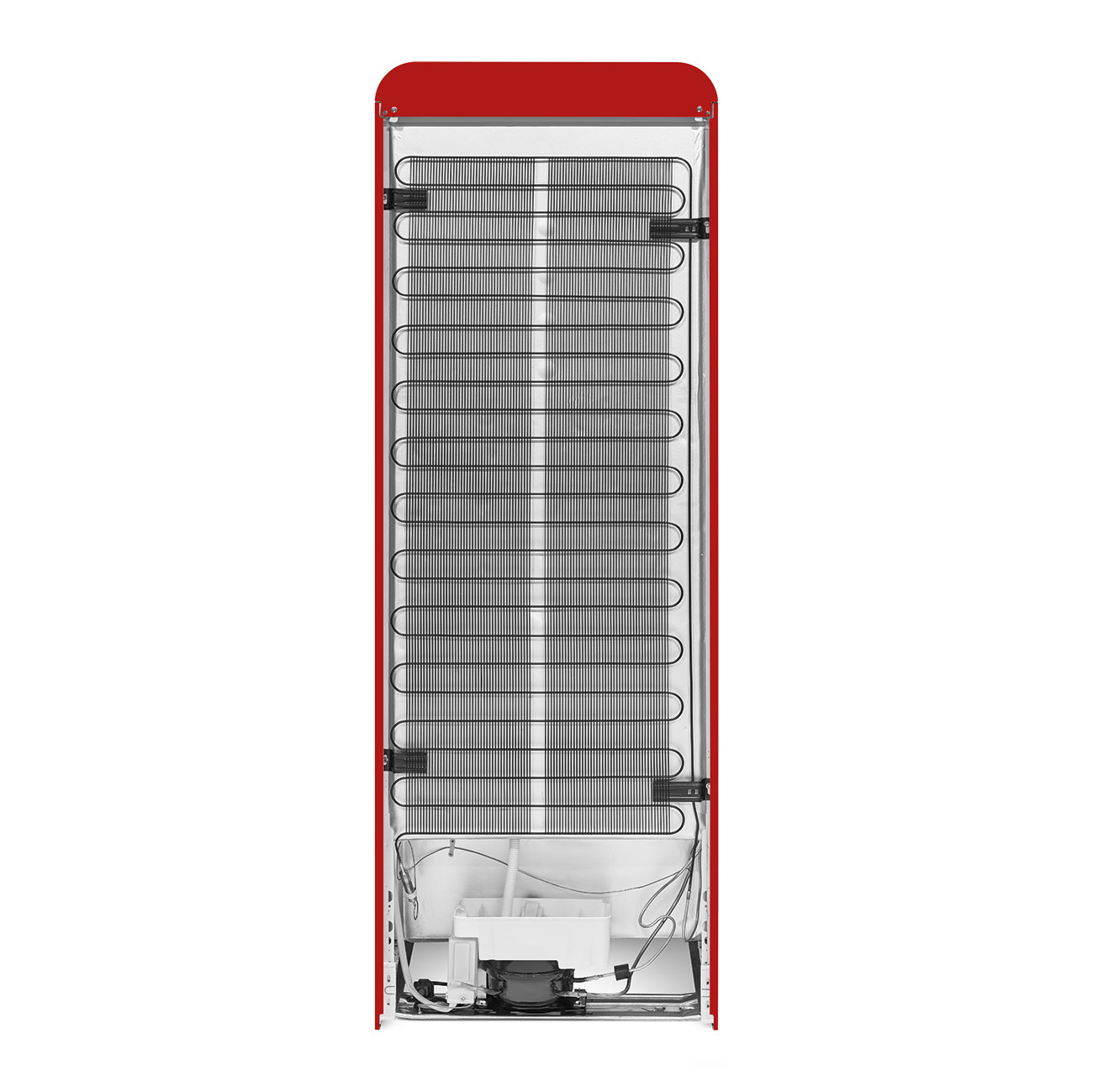 Smeg FAB30LRD6 Kühl-/Gefrierkombination Linksanschlag Rot 50s Style EEK: C