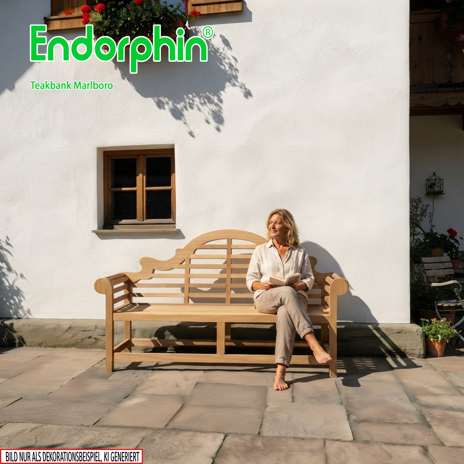 Endorphin Teakbank Marlboro 150 x 77 x 99 cm