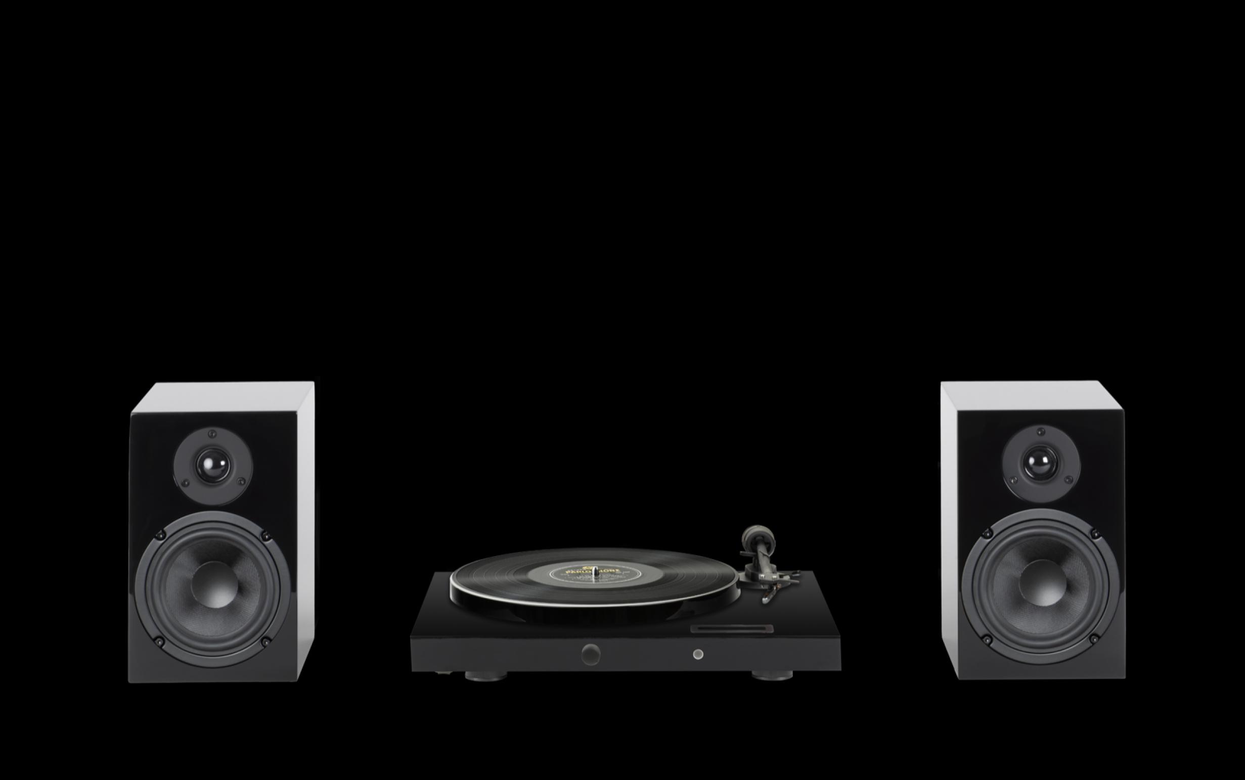 Pro-Ject Juke Box E1 Set 2 Hochglanz Schwarz