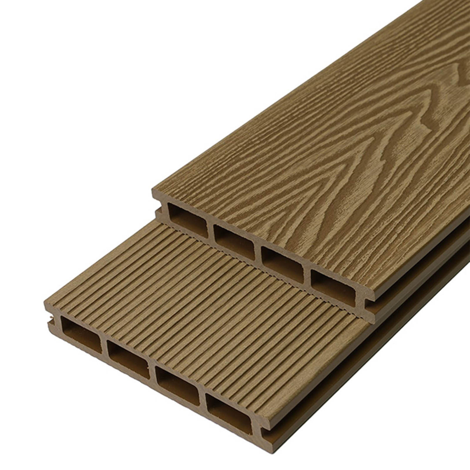 Endorphin 10m² Premium WPC Terrassendielen in Holzoptik – Farbe: teak