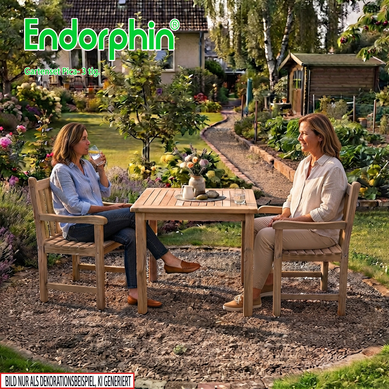 Endorphin Pica 3  Gartenmöbel Set 3tlg.