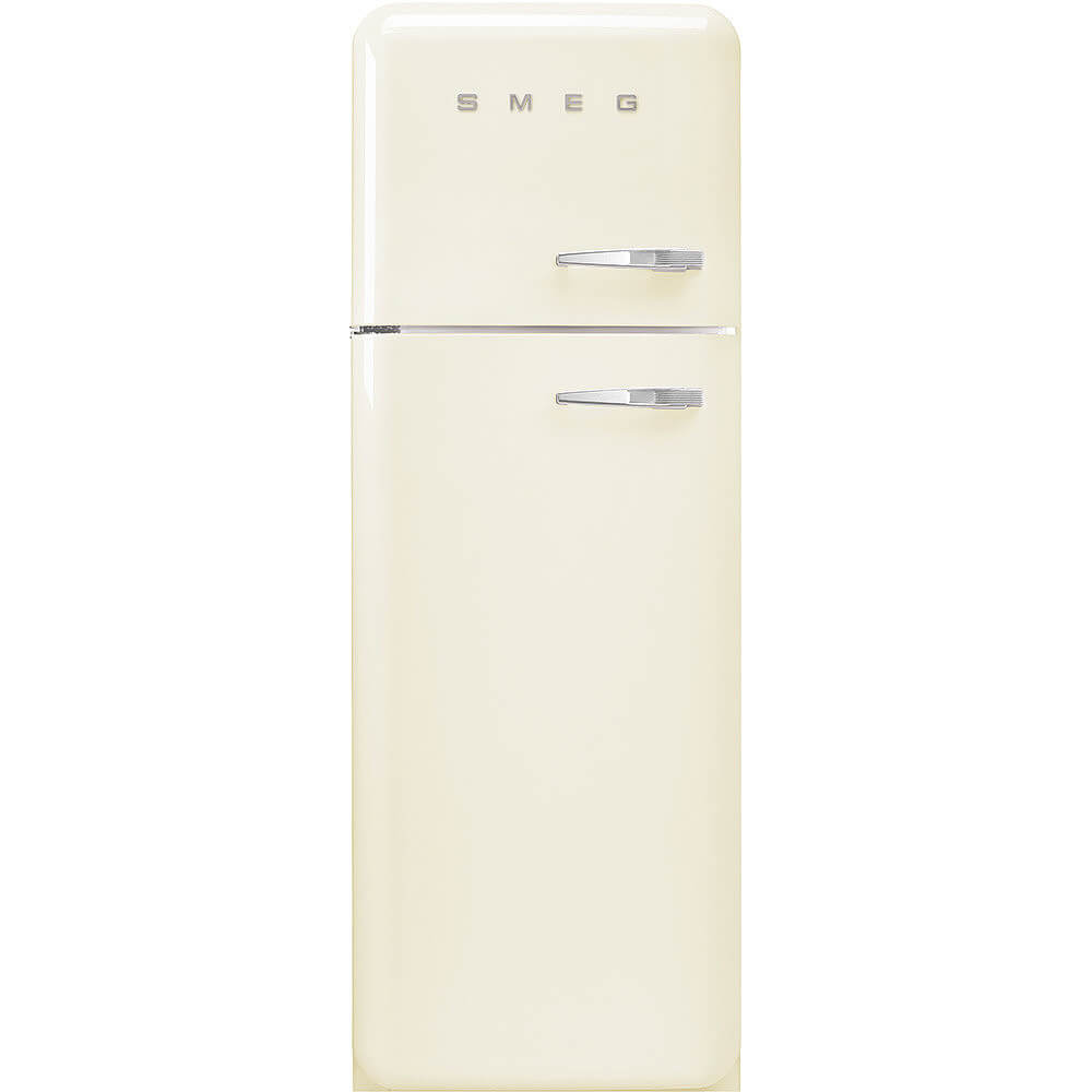 Smeg FAB30LCR6 Kühl-/Gefrierkombination Linksanschlag Creme 50s Style, EEK: C