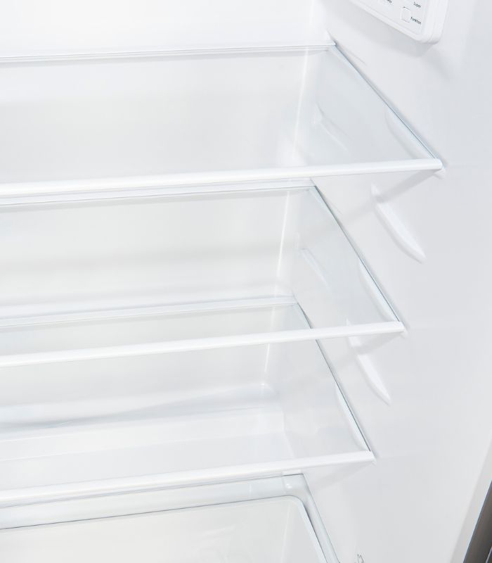 Exquisit KS185-4-HE-040E inoxlook | 190 L | Kühlschrank mit Gefrierfach