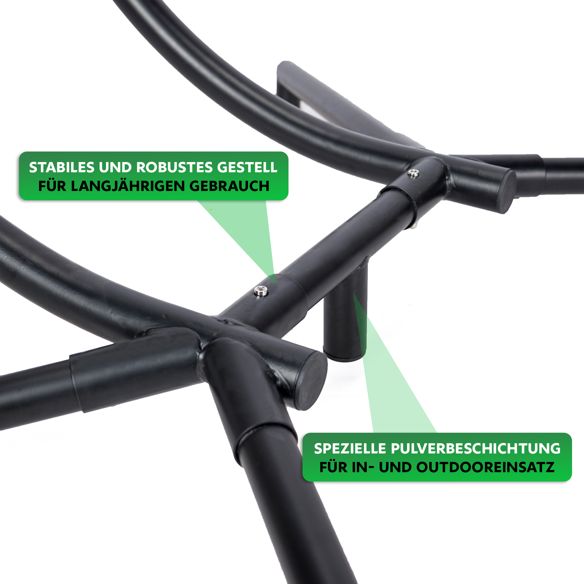 Endorphin Hängesessel Twin mit Gestell & weichem Kissen für 2 Personen