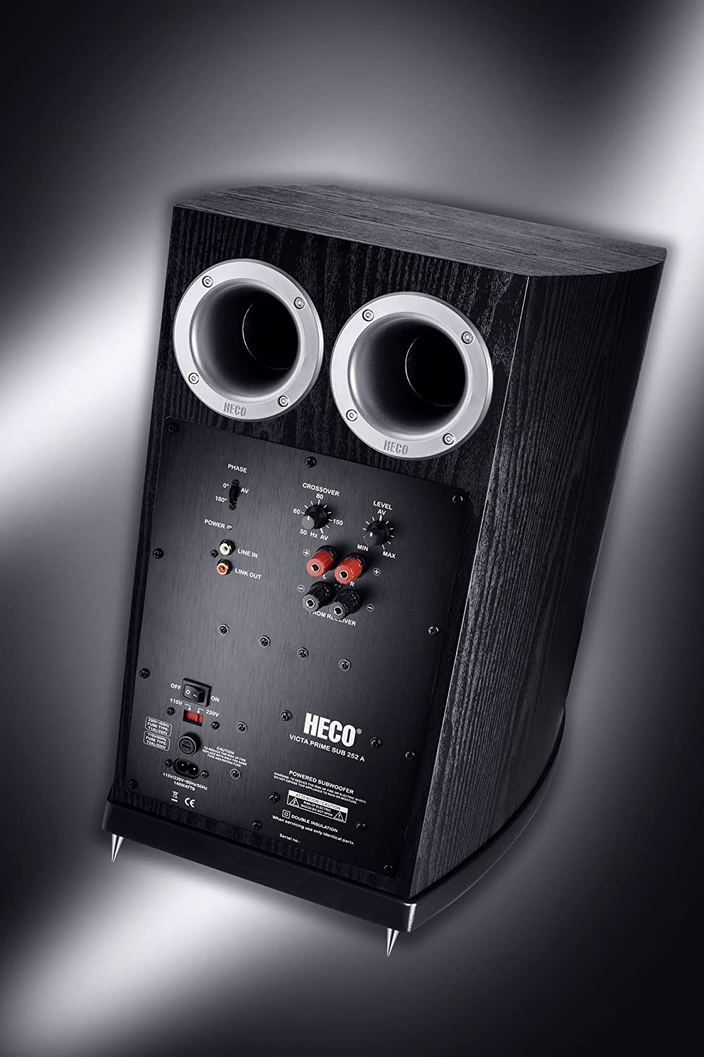 Heco Victa Prime SUB 252 A (schwarz)