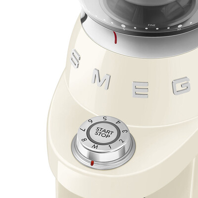 Smeg CGF03CREU Kaffeemühle 50`s Style Creme