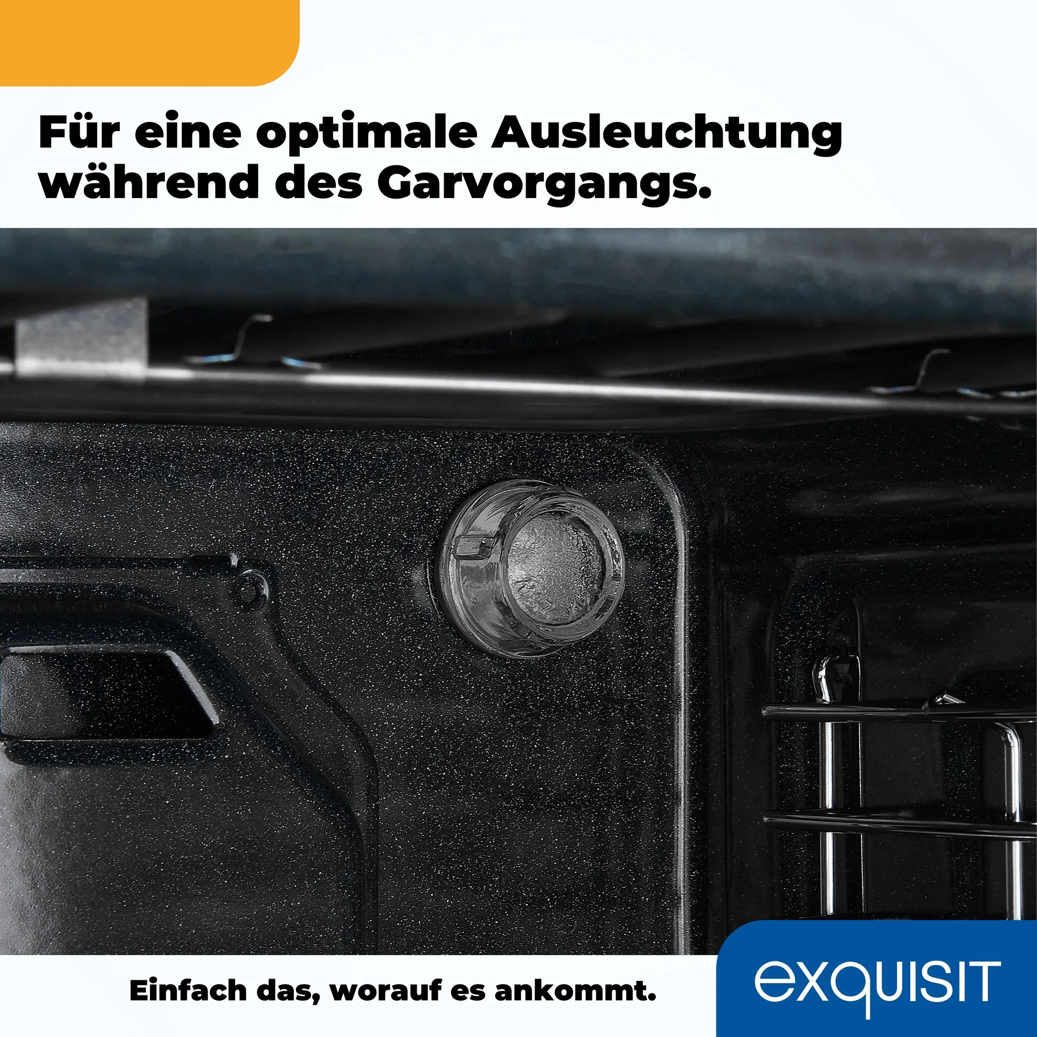 Exquisit EBEP 697-3H Elektrobackofen, 70l Backofenvolumen, Inox-Glas