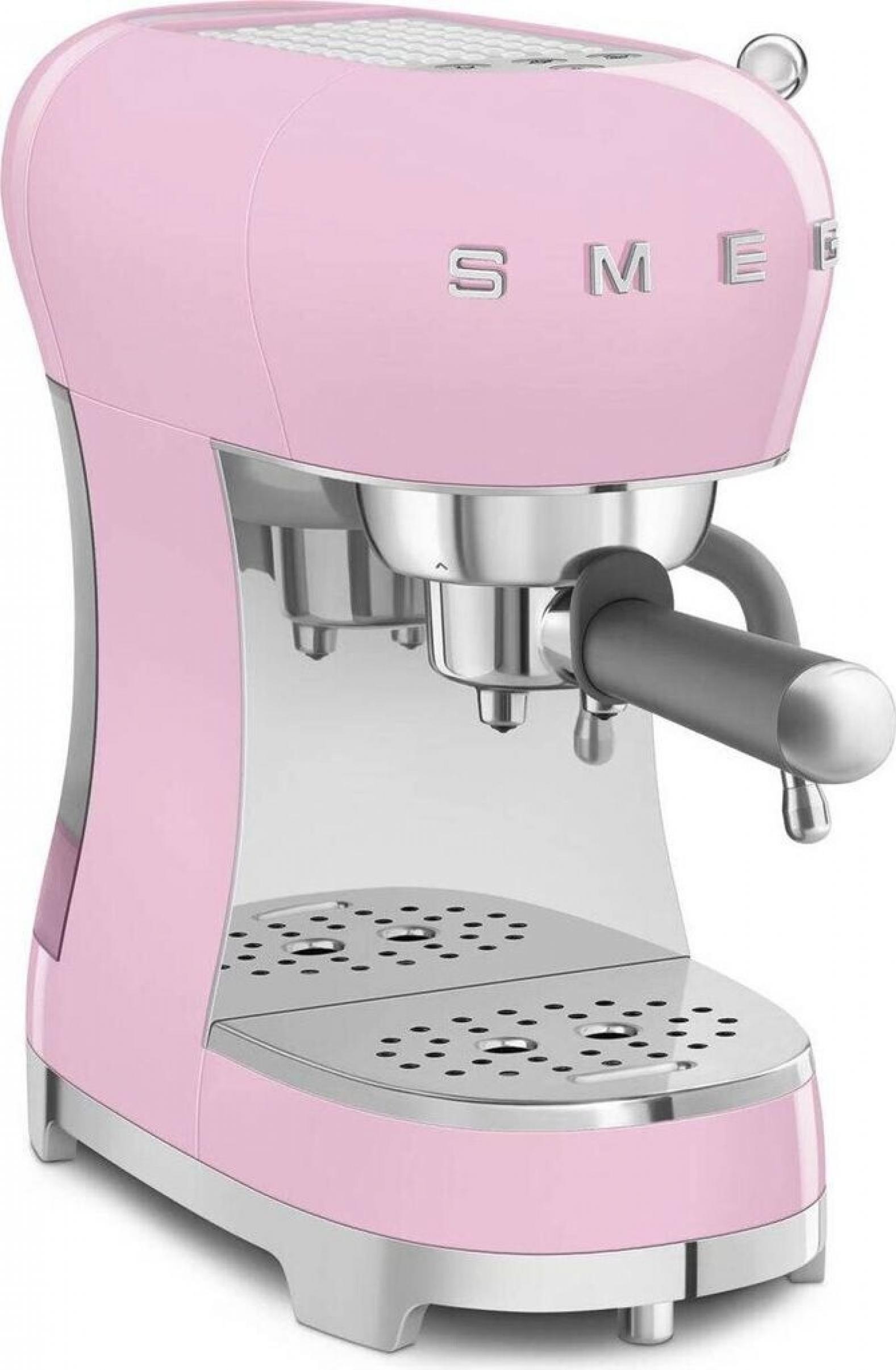 Smeg ECF02PKEU Kaffeemaschine 50`s Style Cadillac Pink