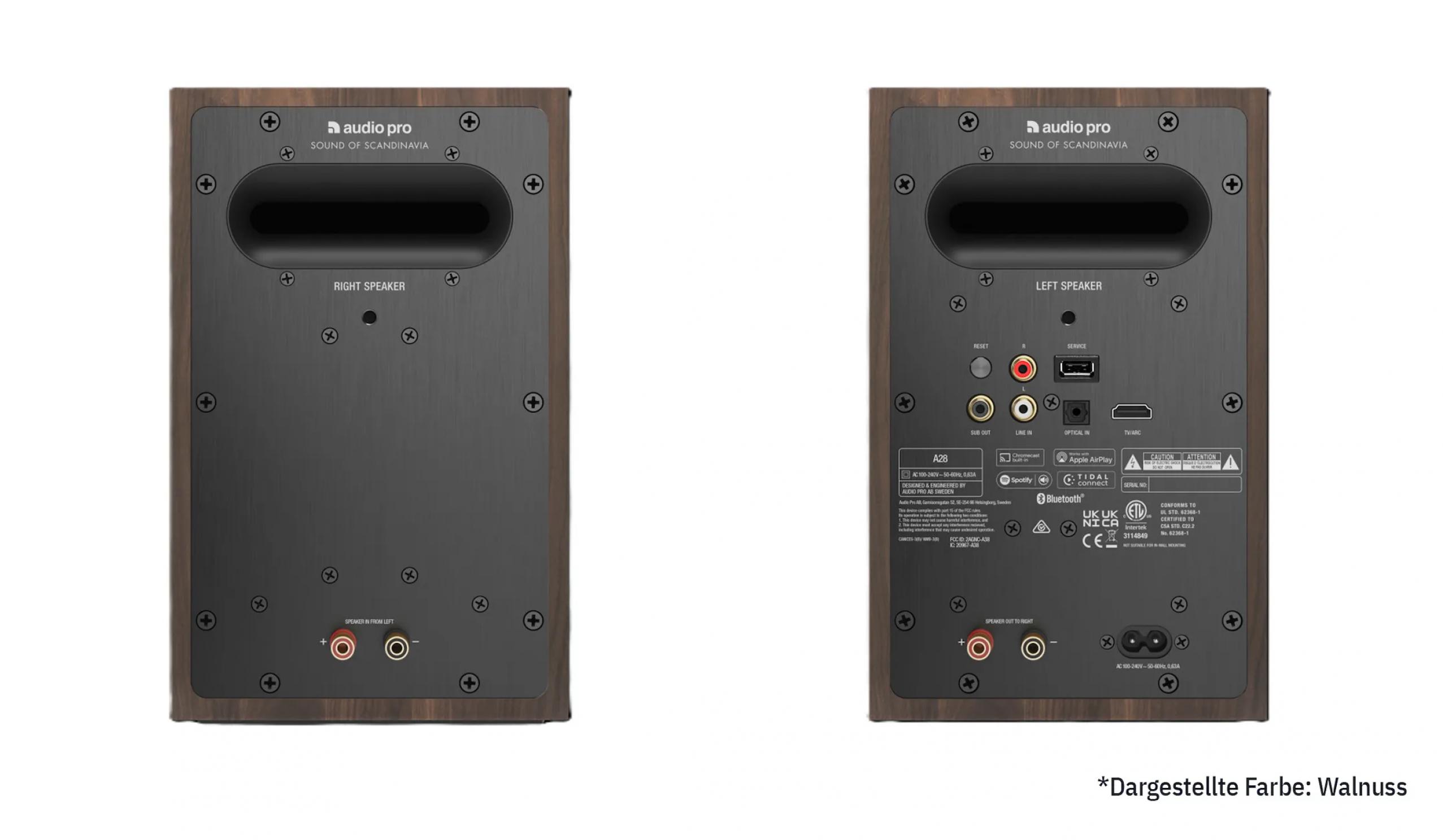 Audio Pro A28 W schwarz