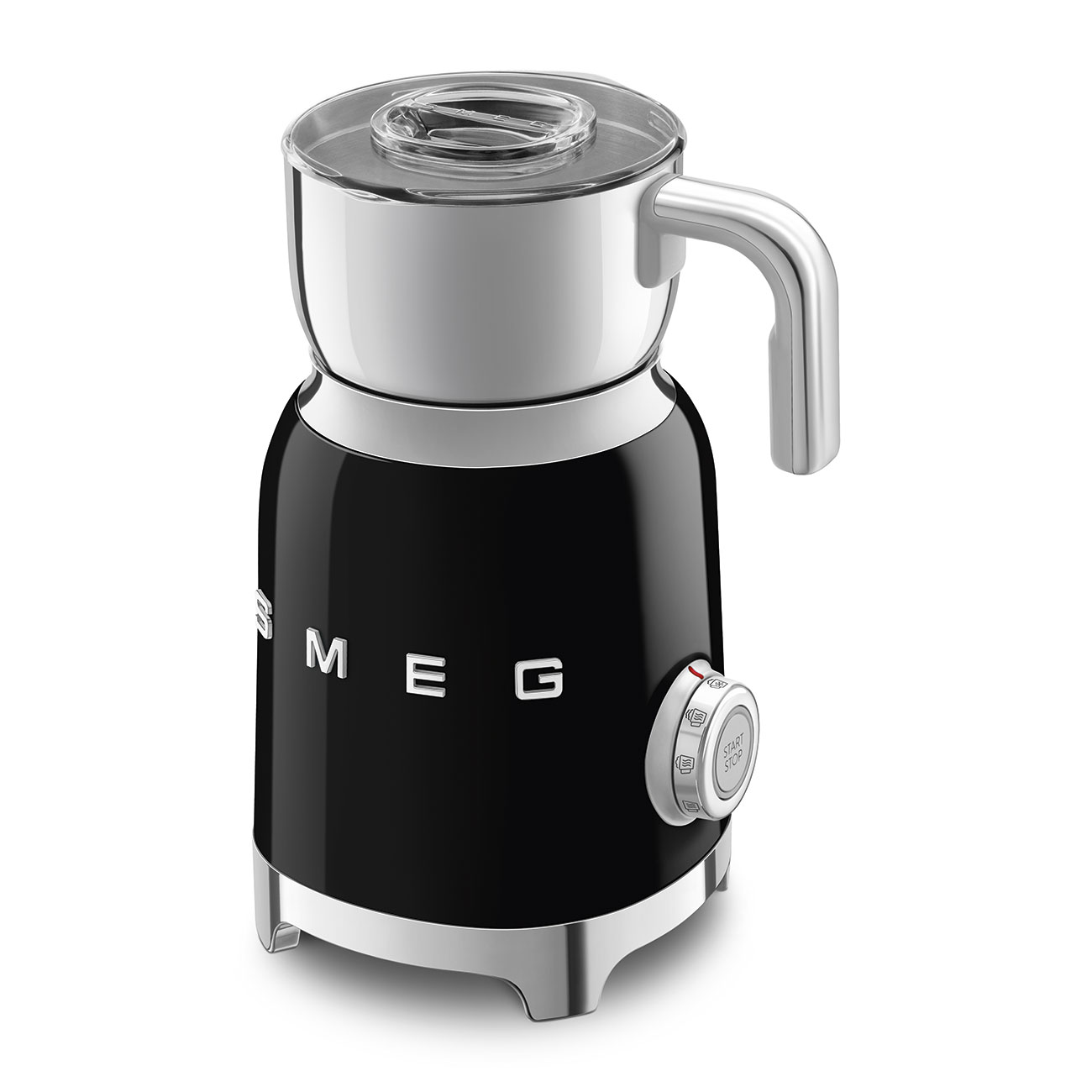 Smeg MFF11BLEU Milchaufschäumer schwarz Jubiläumsaktion - 60 Monate Geräteschutz