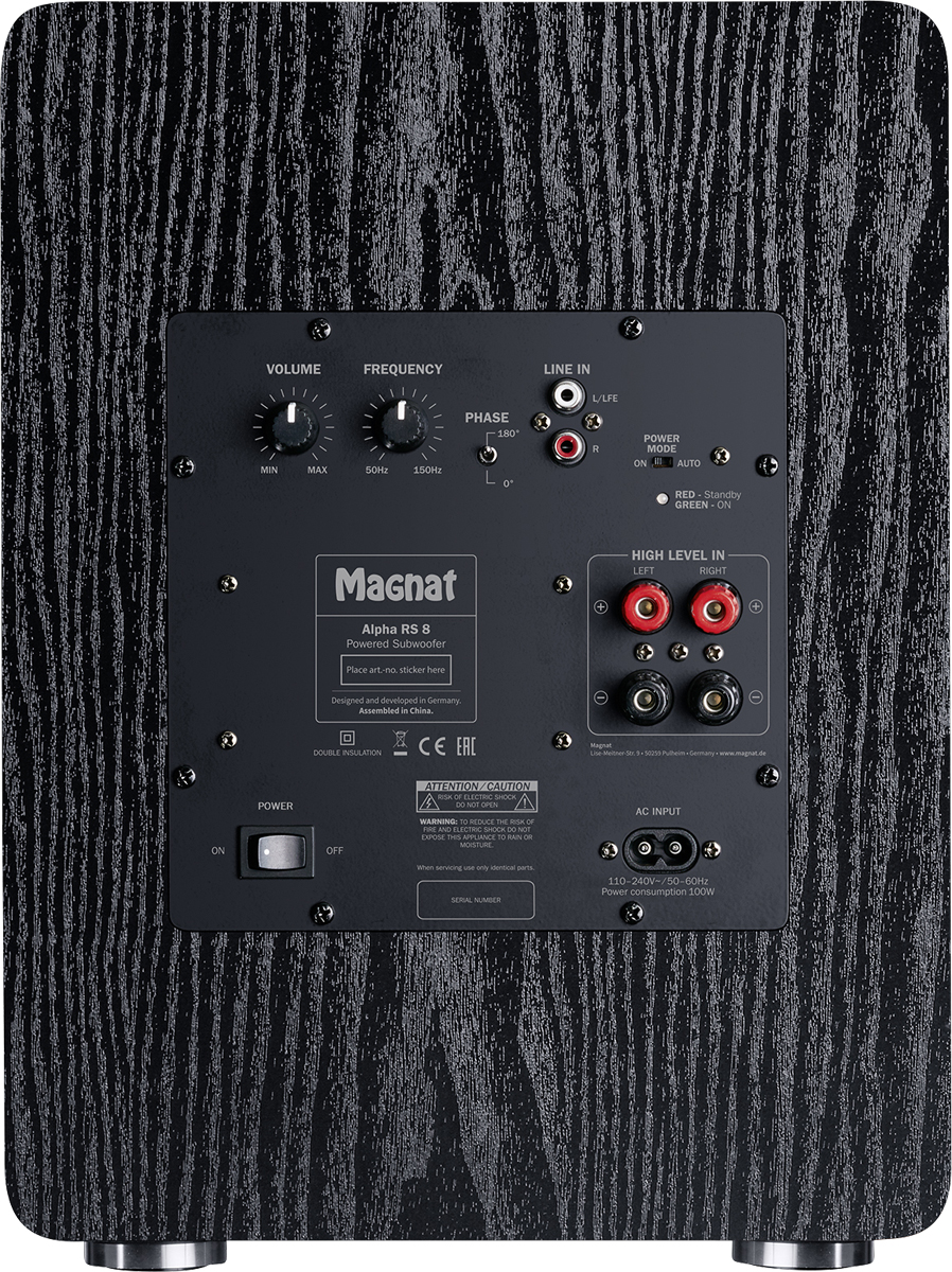 Magnat ALPHA RS8 schwarz