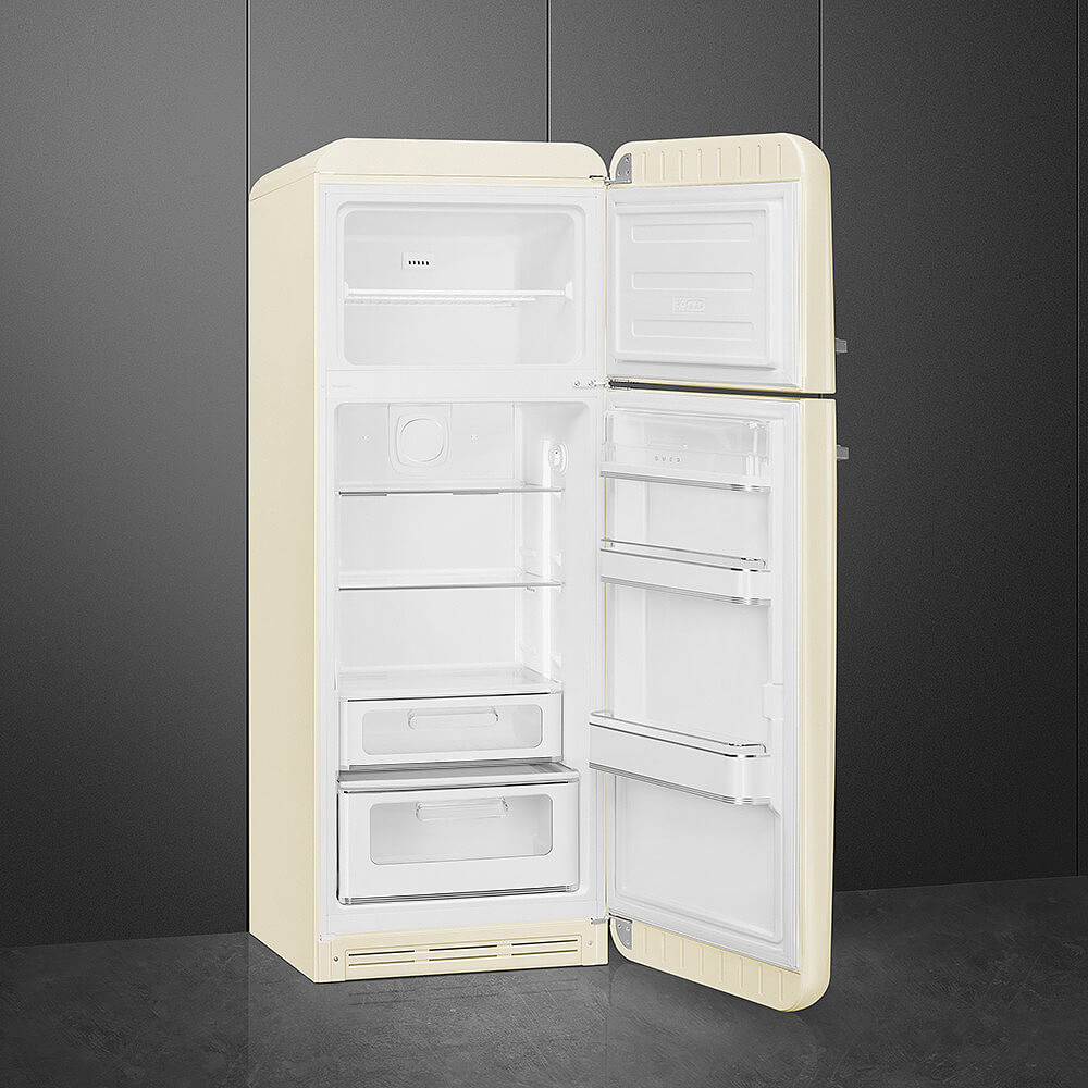 Smeg FAB30RCR6 Kühlschrank Rechtsanschlag Creme 50`s Style, EEK: C