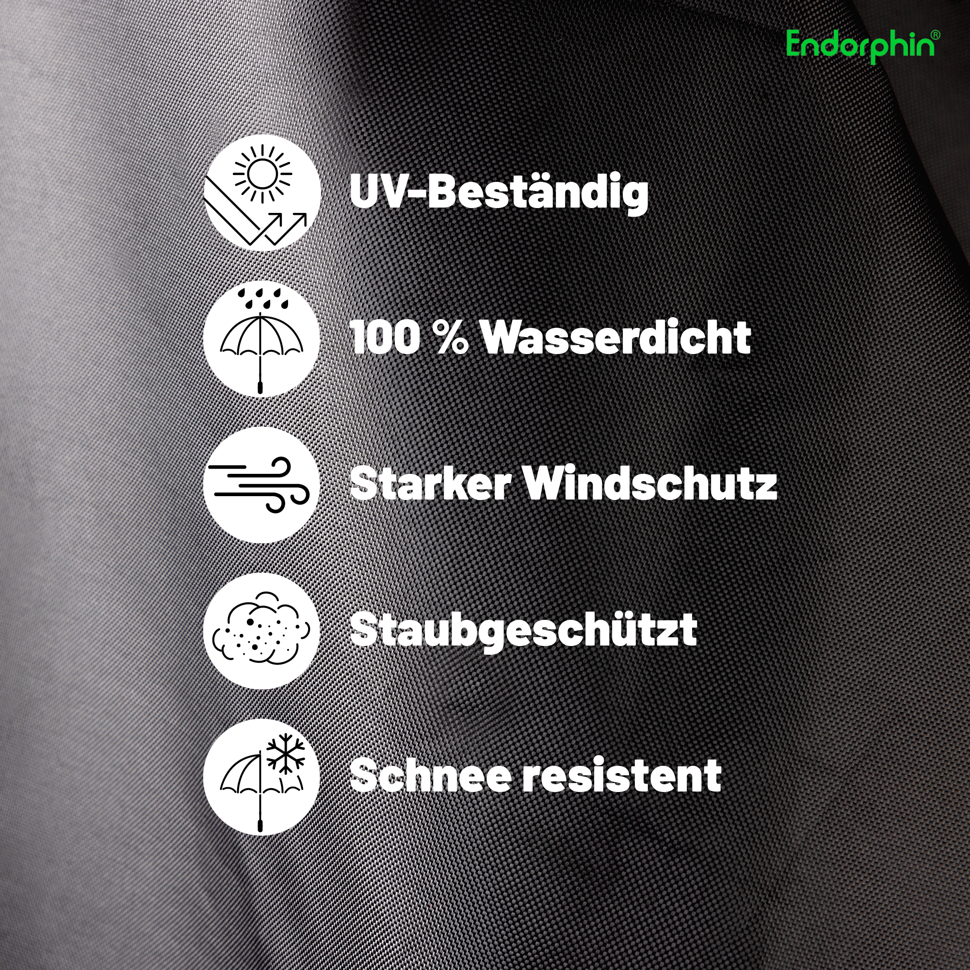 Endorphin Regenabdeckung für Hängesessel Solo