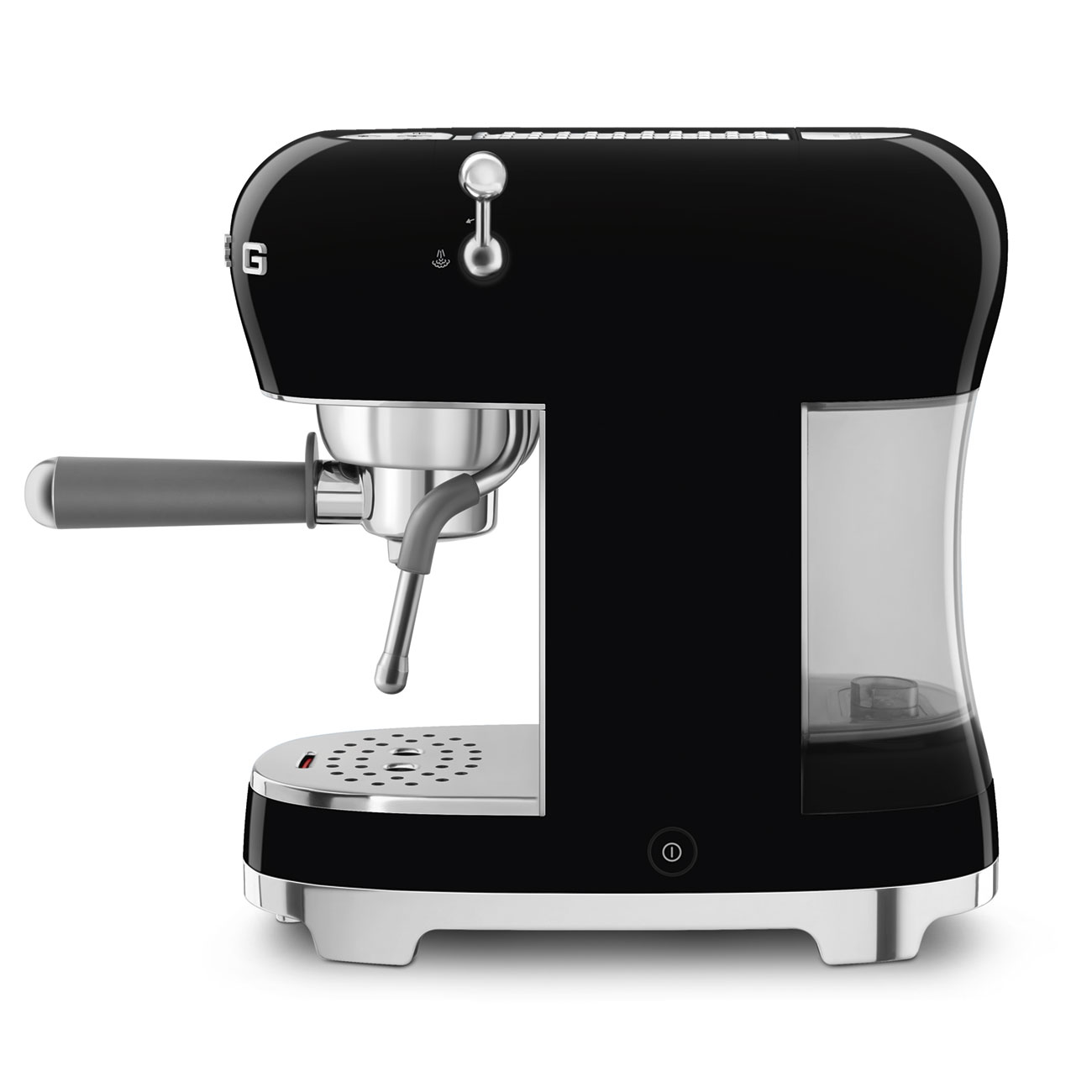 Smeg ECF02BLEU Espressomaschine schwarz 50`s Style