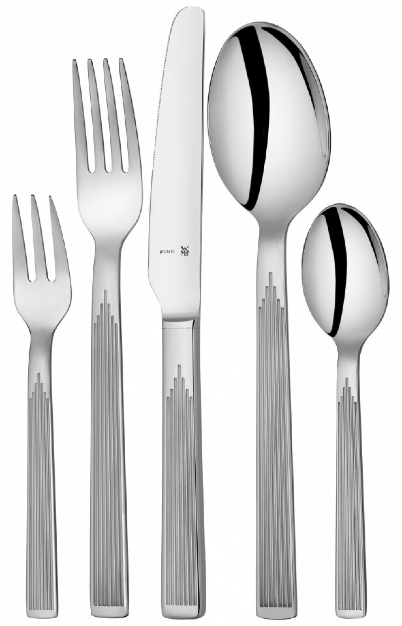 WMF Art Deco Besteck-Set, 66-teilig, Cromargan protect