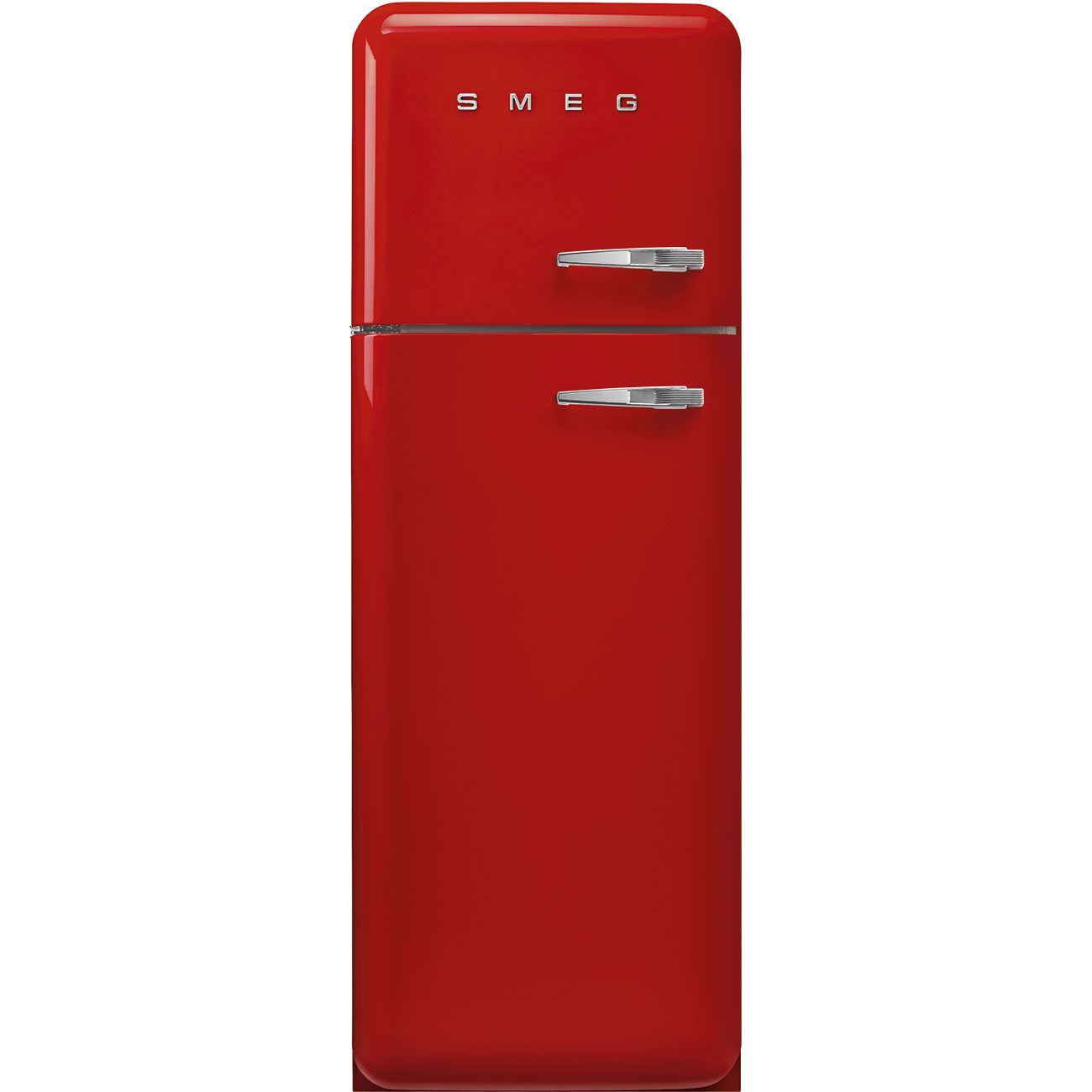 Smeg FAB30LRD5 Kühl-/Gefrierkombination Linksanschlag Rot 50s Style, EEK: D