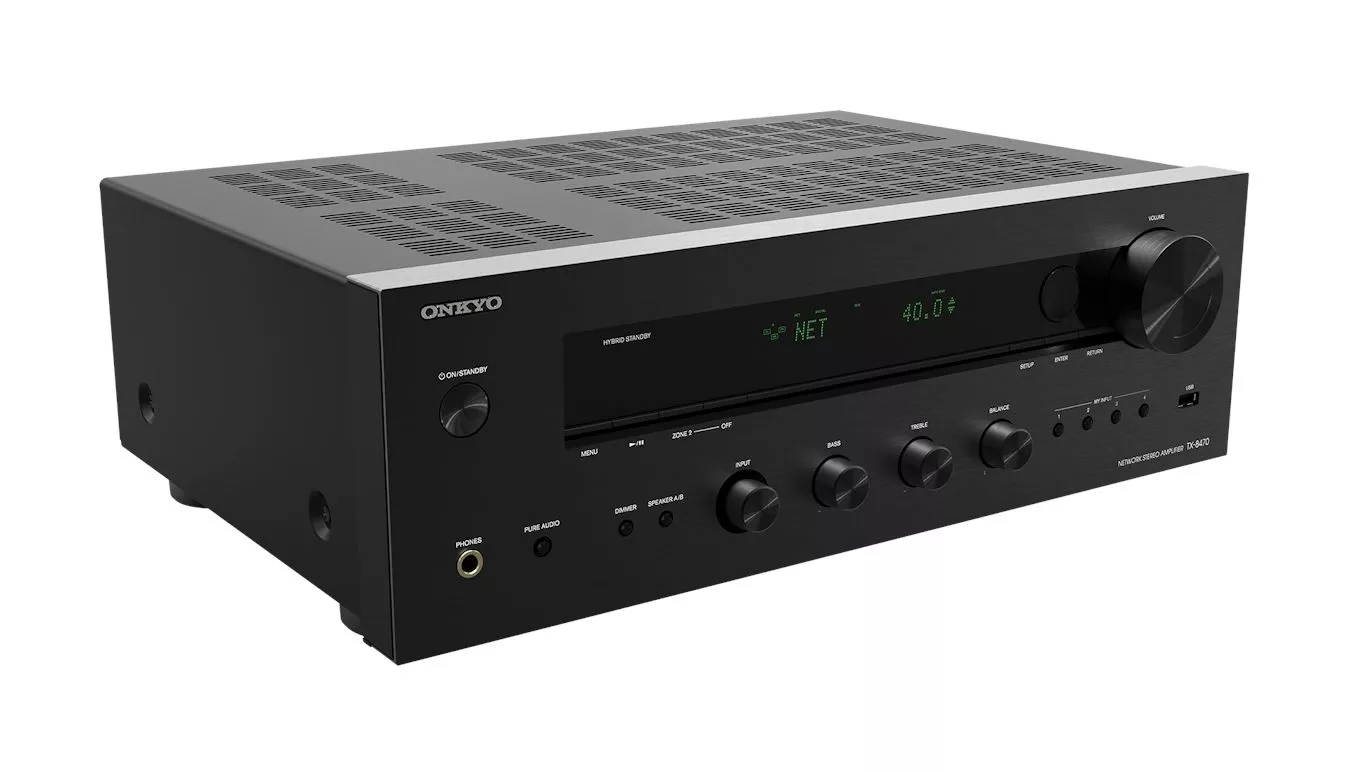 Onkyo TX8470BMMP  schwarz Stereo Receiver  Aktion